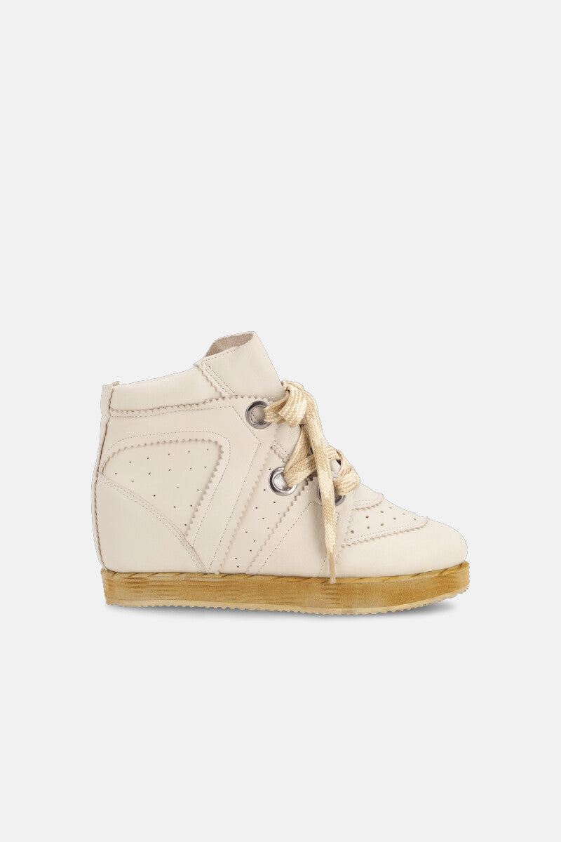 ZAPATILLA ECO - CUERO - CREMA - JUSTA OSADIA