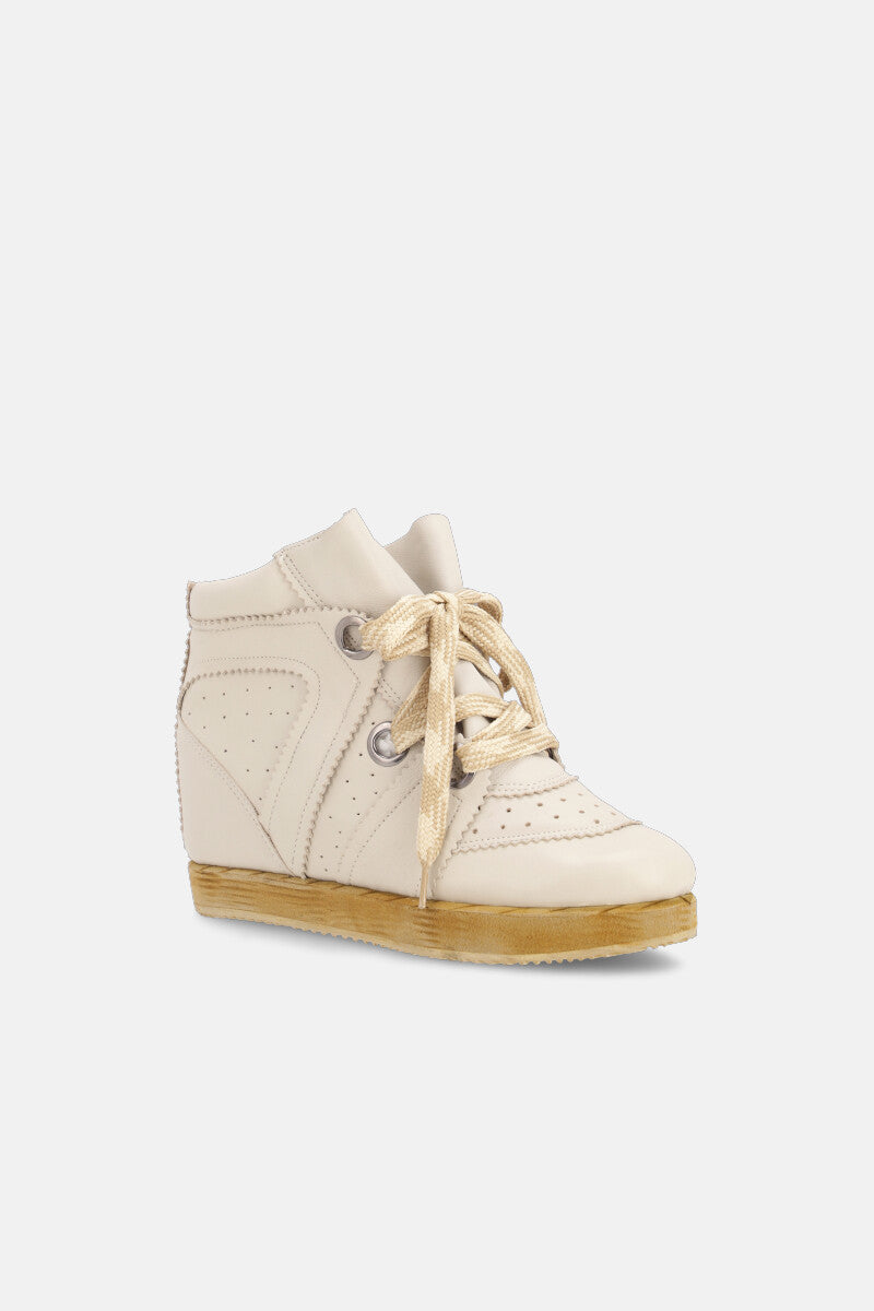 ZAPATILLA ECO - CUERO - CREMA - JUSTA OSADIA