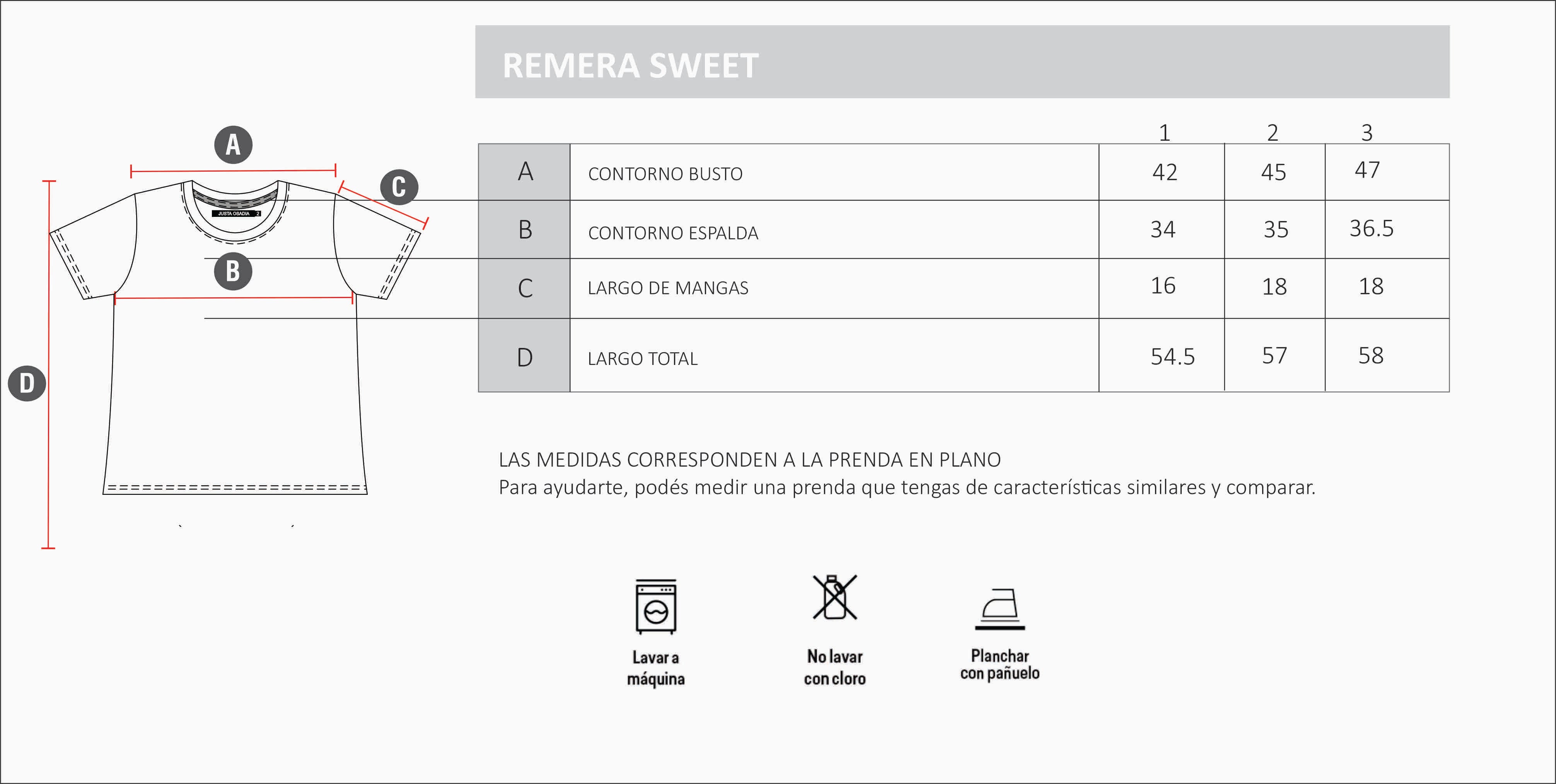 REMERA SWEET - Justa Osadia - Justa Osadia - Remera