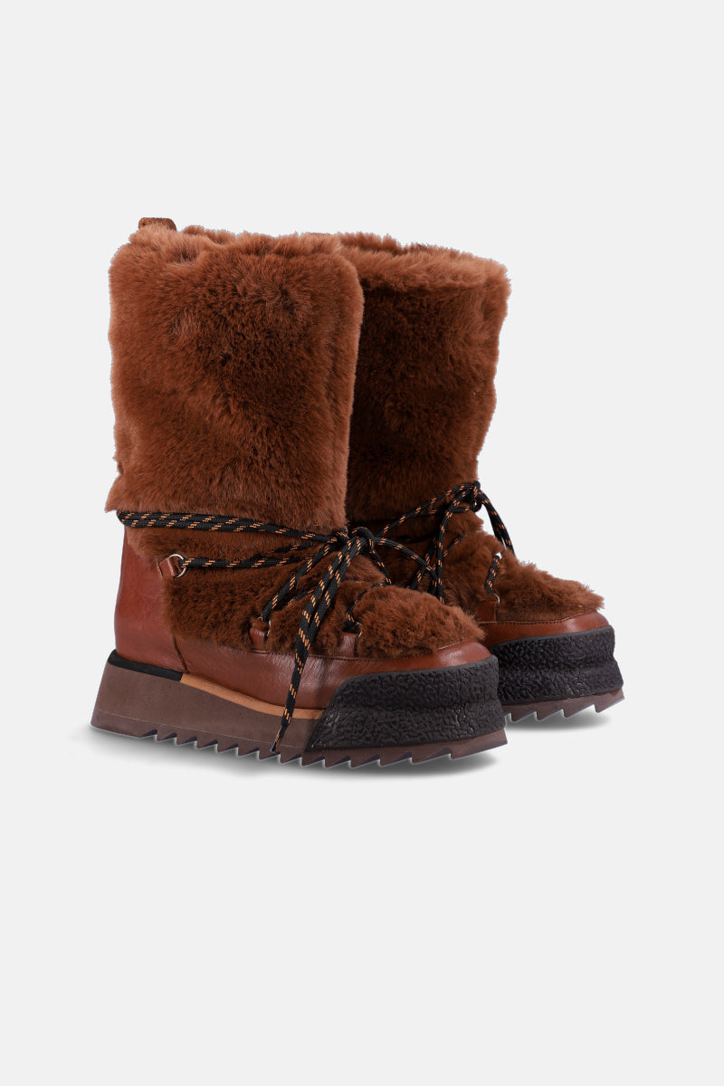 BOTA SOUL - CUERO - MARRON - INVIERNO - JUSTA OSADIA