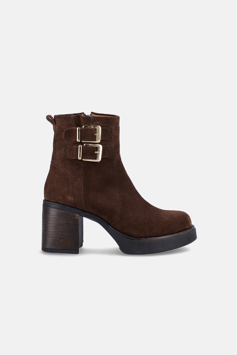 BOTA WAR - GAMUZA - MARRON - JUSTA OSADIA