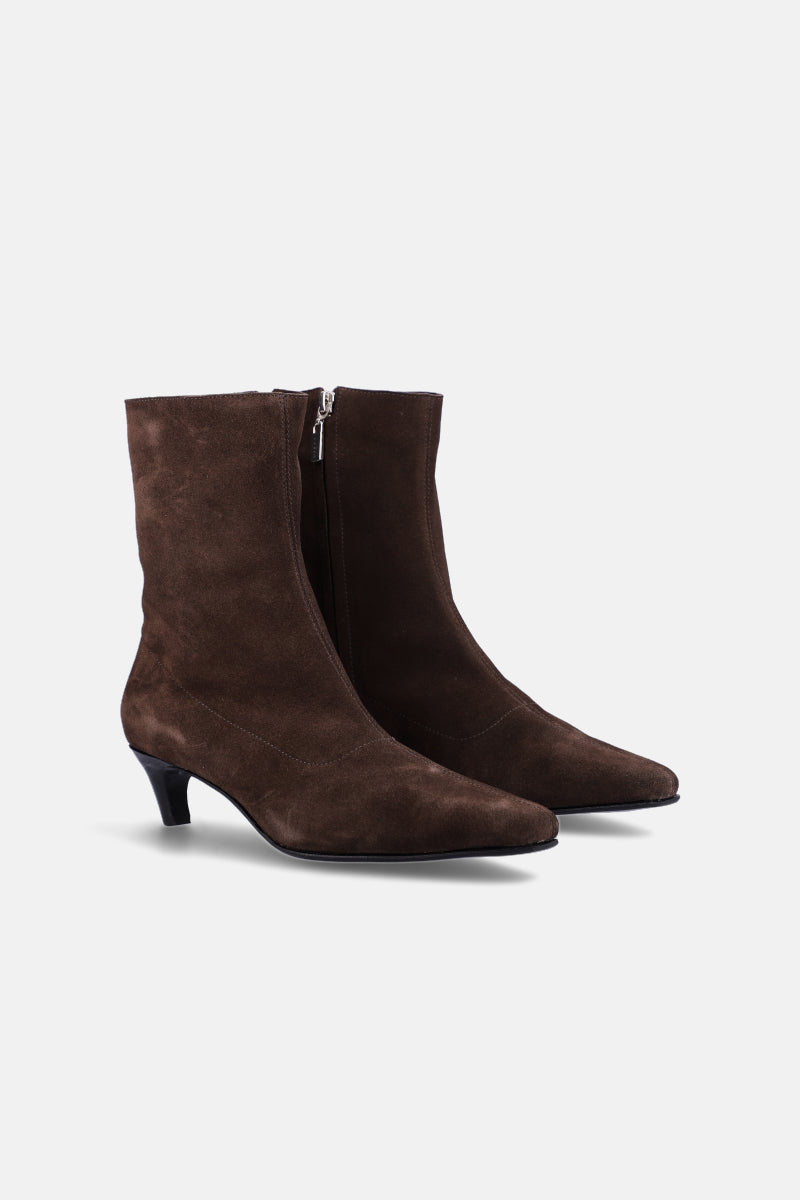BOTA CHILD - GAMUZA - MARRON - JUSTA OSADIA