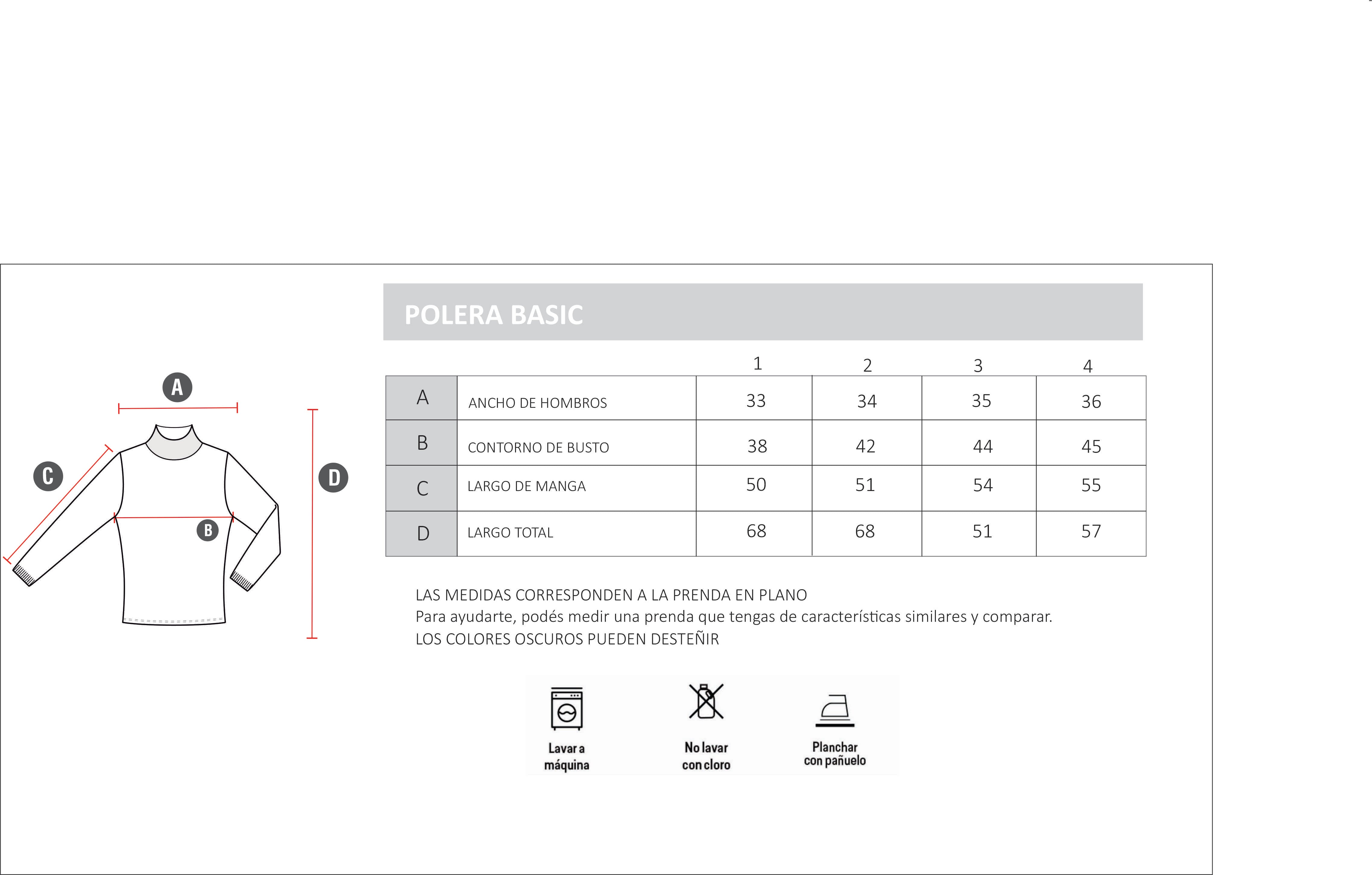 POLERA BASIC