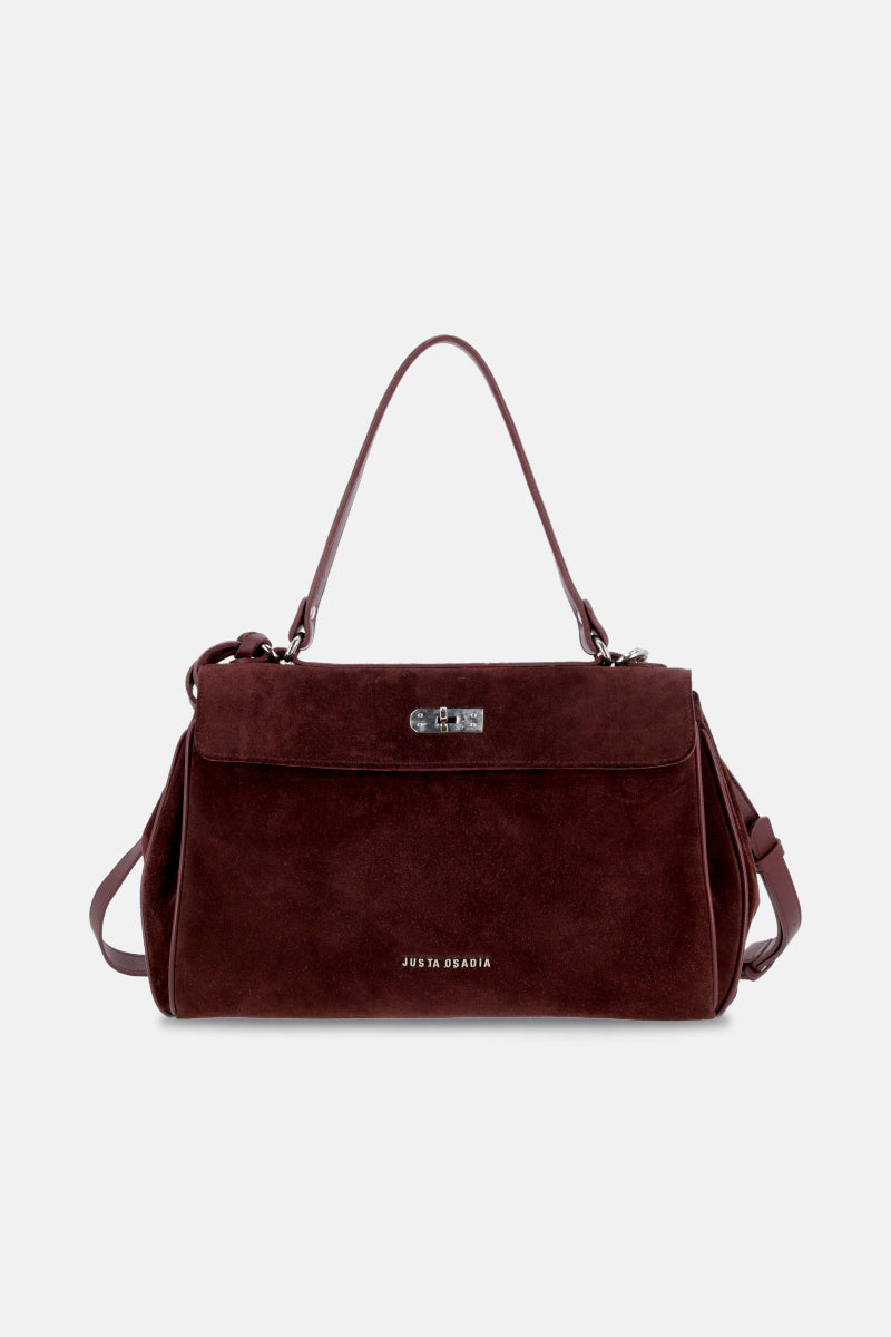 CARTERA PARADISE - CUERO - BORDO - JUSTA OSADIA