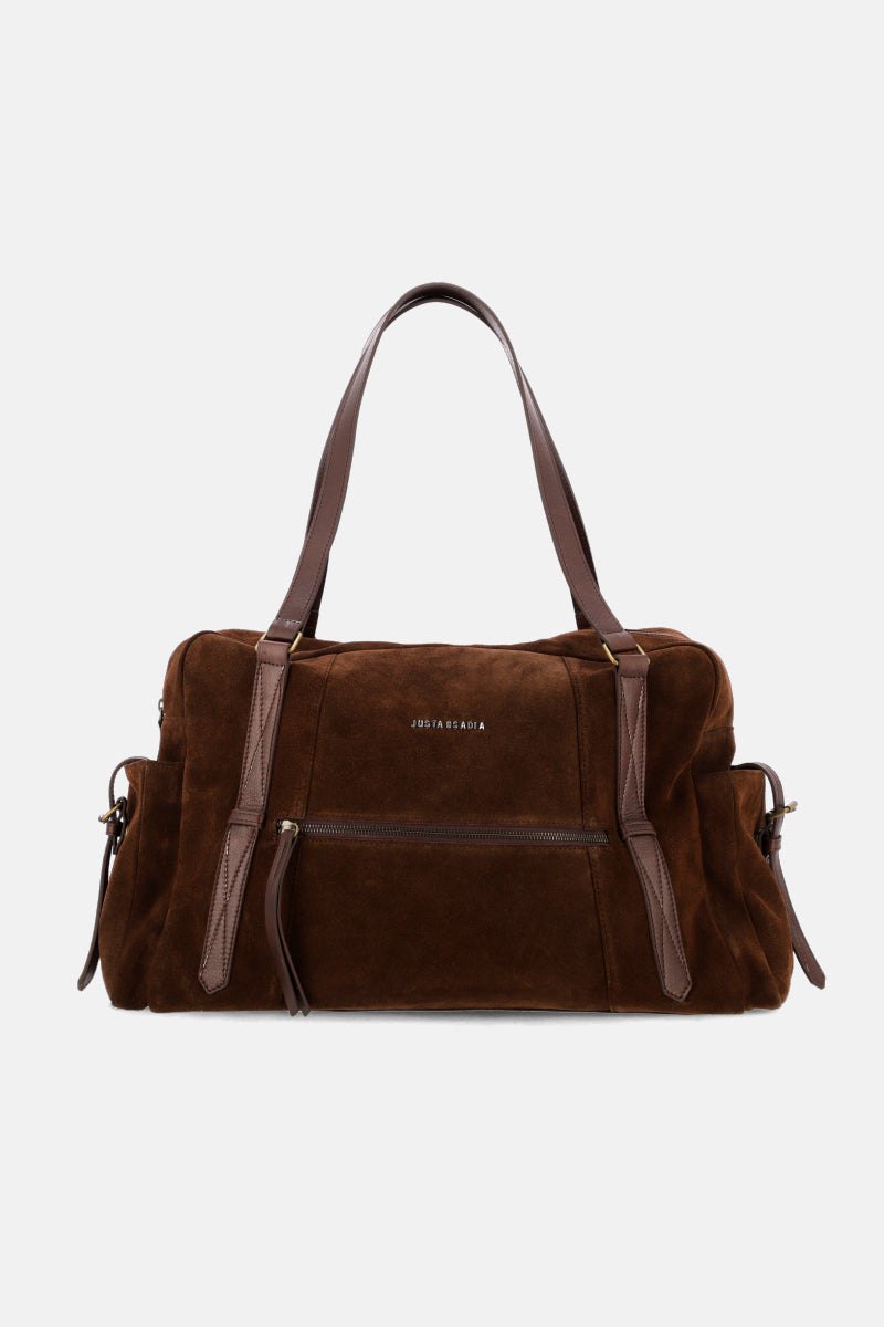 BOLSO NEW BLISS - CUERO Y GAMUZA - JUSTA OSADIA