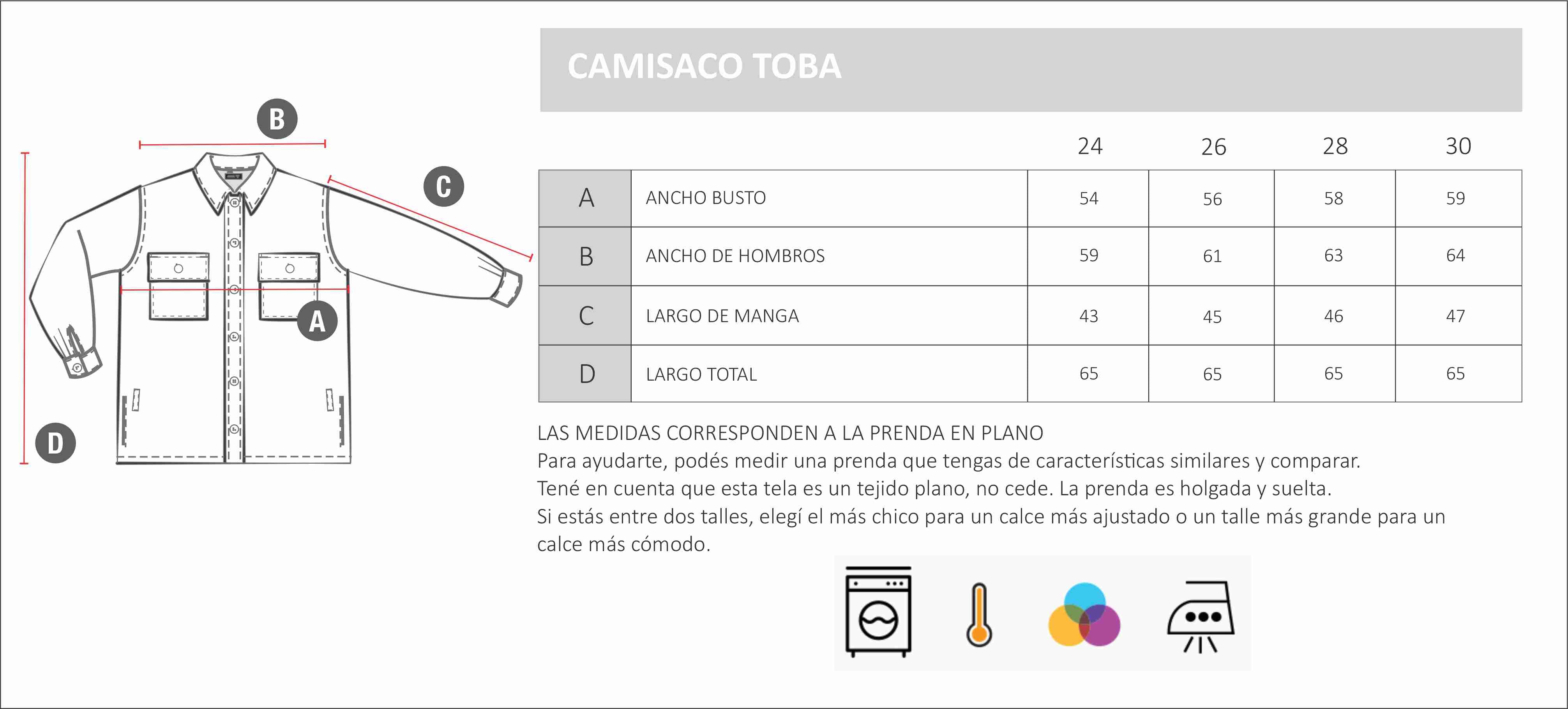CAMISACO TOBA - Justa Osadia - Justa Osadia - Indumentaria