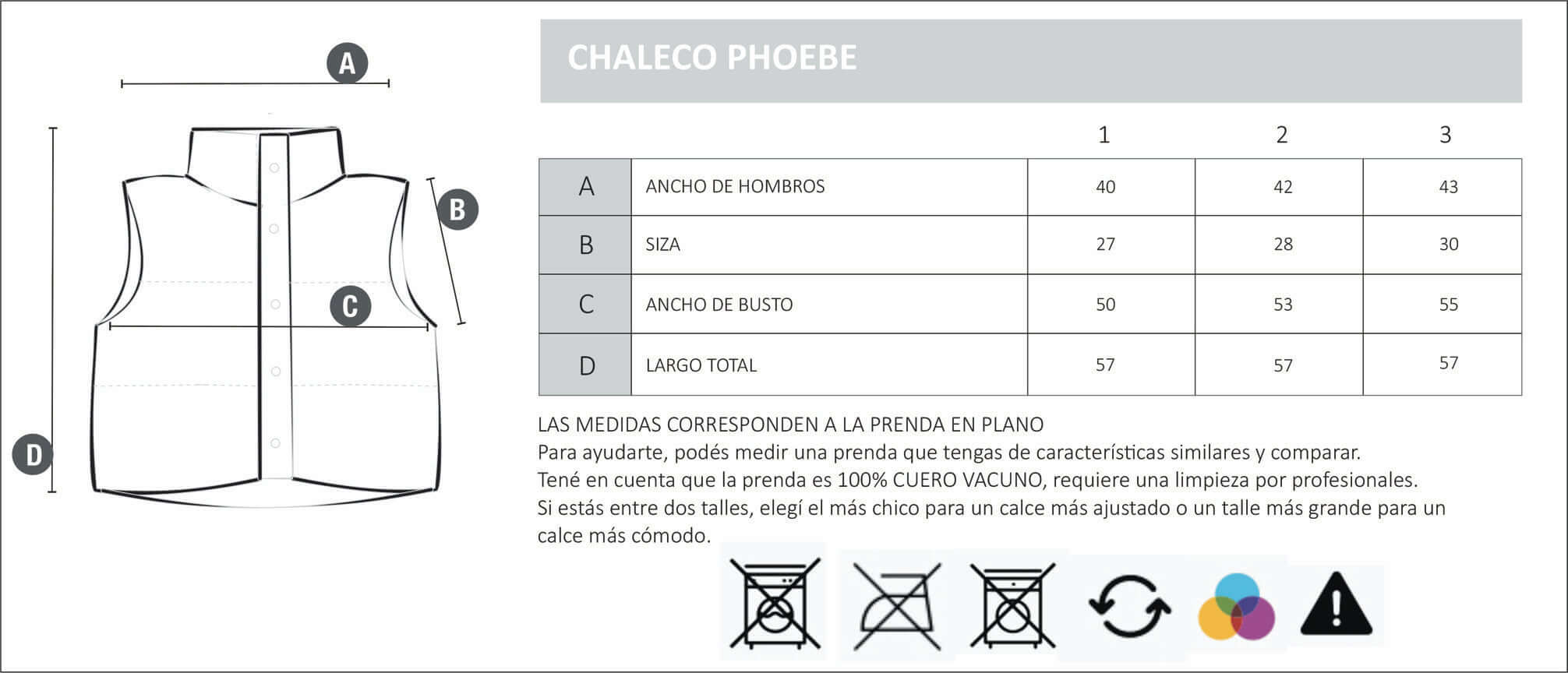 CHALECO PHOEBE - Justa Osadia - Justa Osadia - Cuero