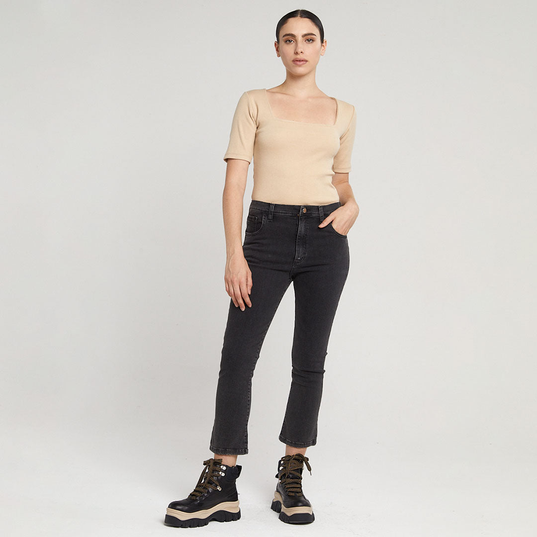 CROP ALKMAAR GRIS - Justa Osadia - Justa Osadia - JEAN