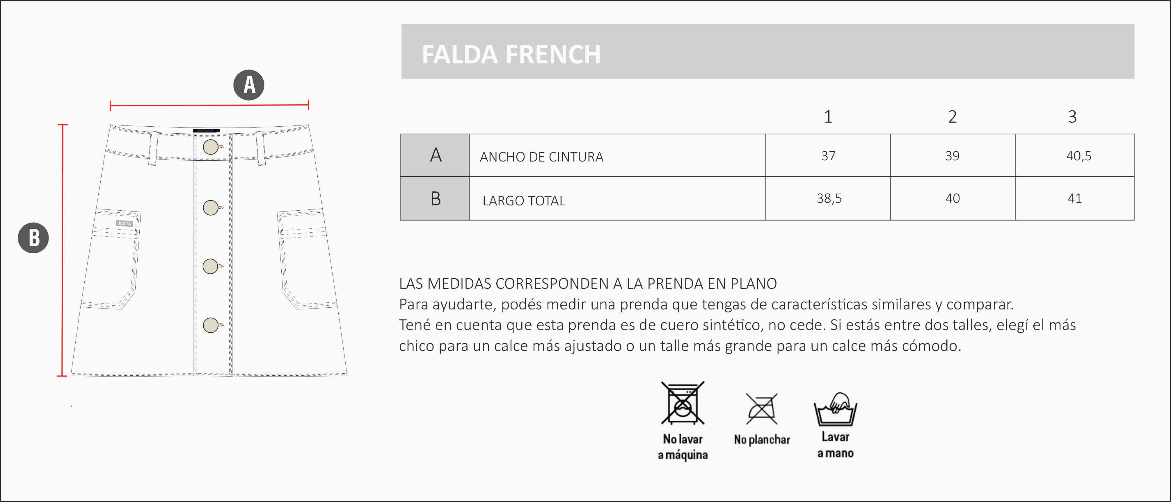 FALDA FRENCH - Justa Osadia - Justa Osadia - FALDA