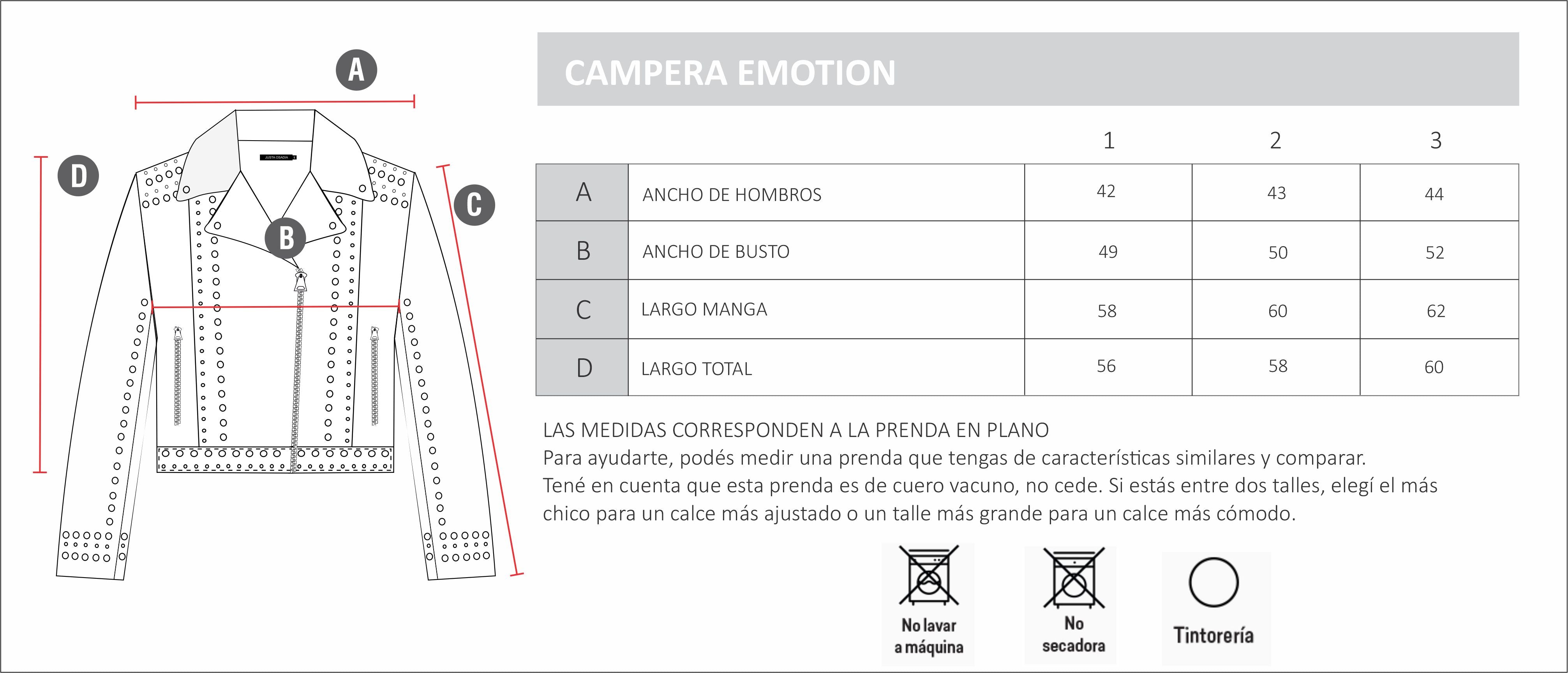 CAMPERA EMOTION - Justa Osadia - Justa Osadia - CUERO