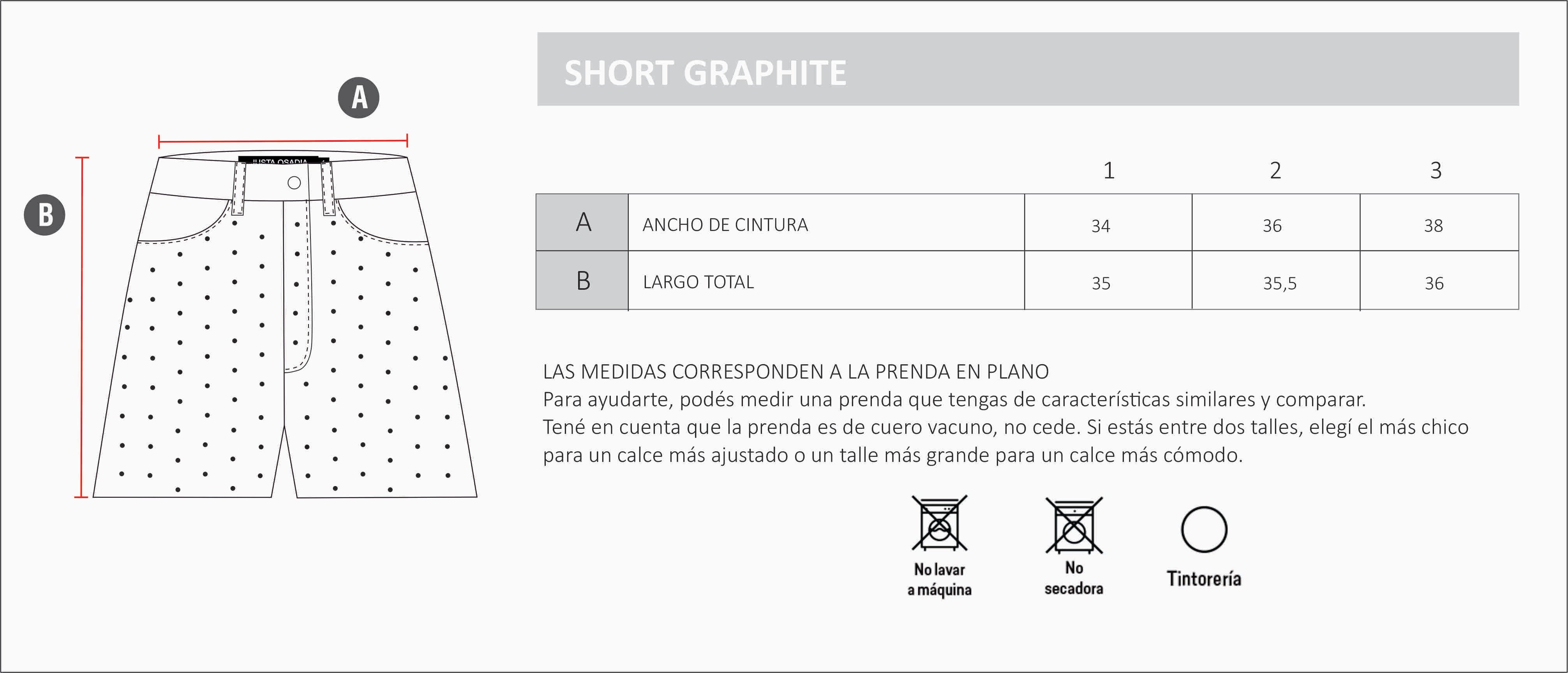 SHORT GRAPHITE - Justa Osadia - Justa Osadia - SHORT