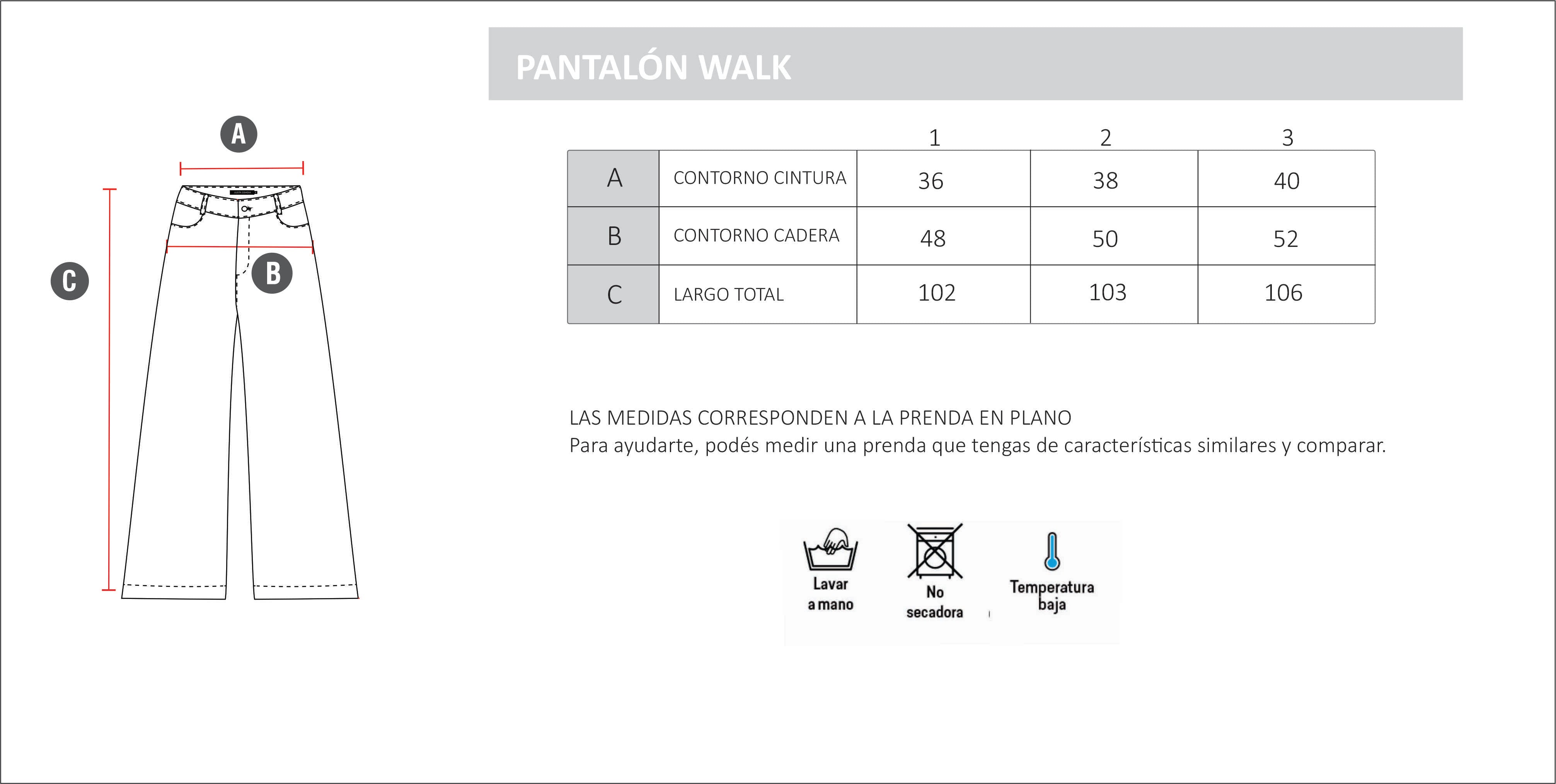 PANTALÓN WALK - Justa Osadia - Justa Osadia - PANTALON