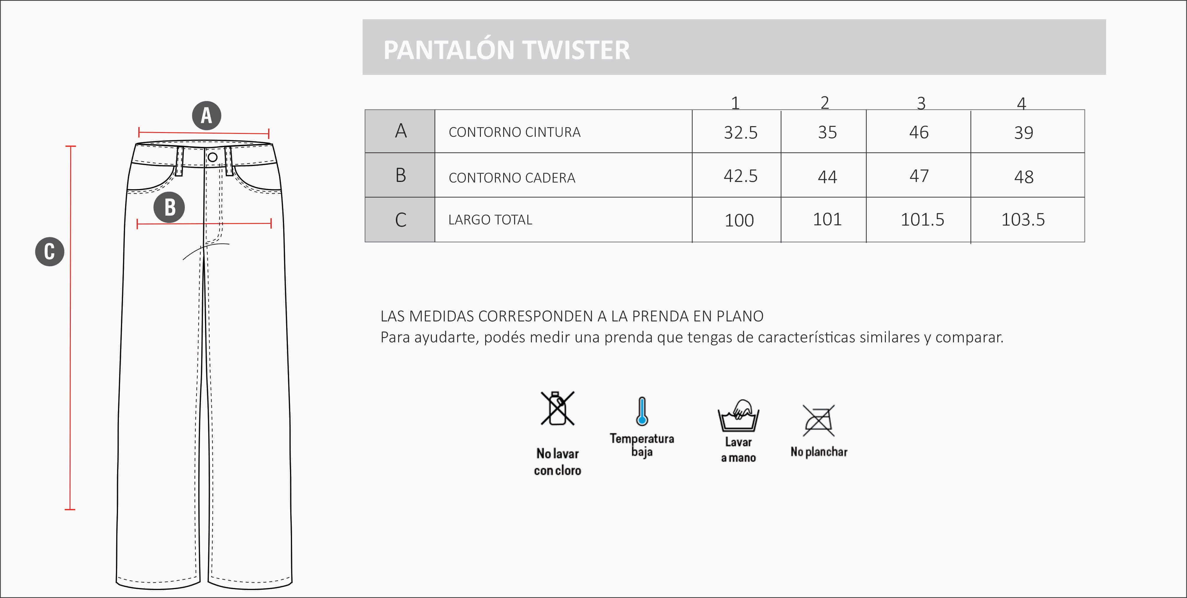 PANTALÓN TWISTER - Justa Osadia - Justa Osadia - Pantalon
