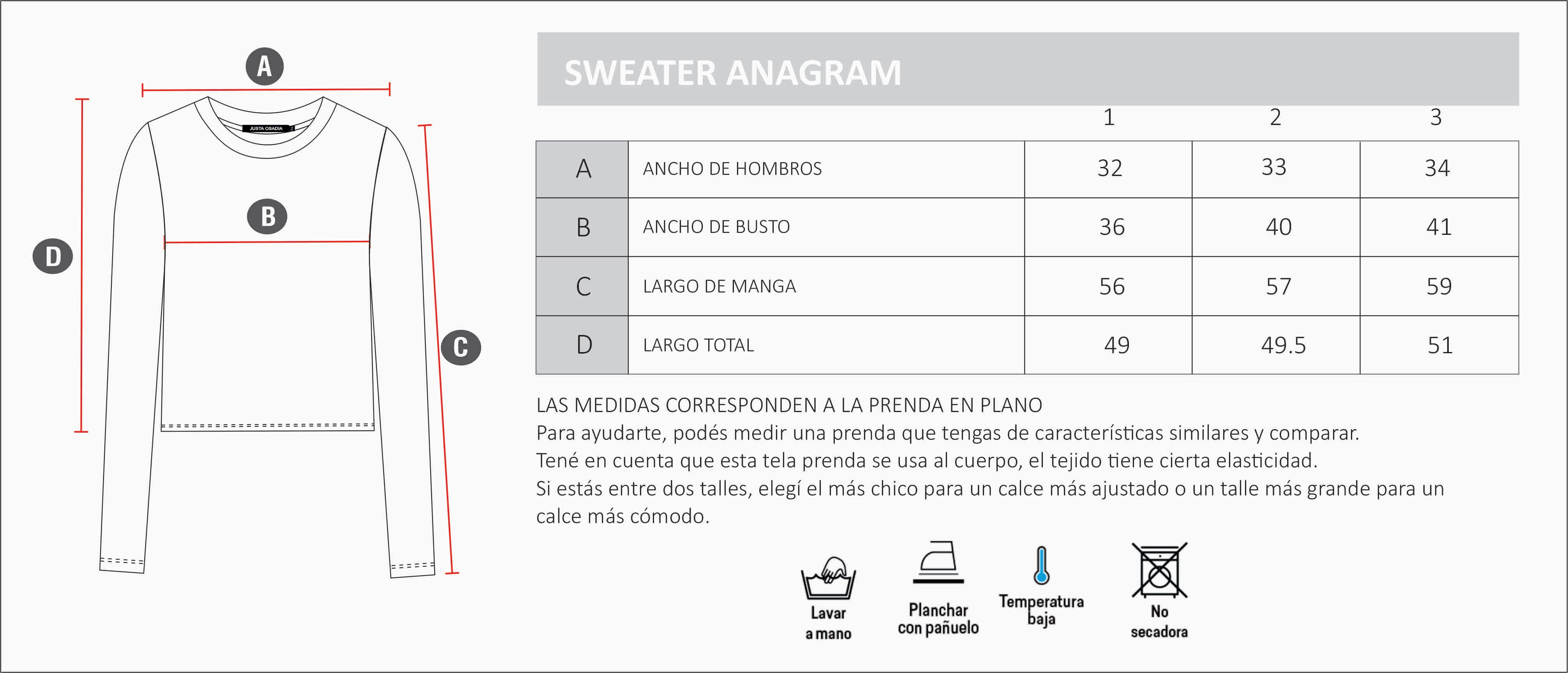 SWEATER ANAGRAM - Justa Osadia - Justa Osadia - Sweater