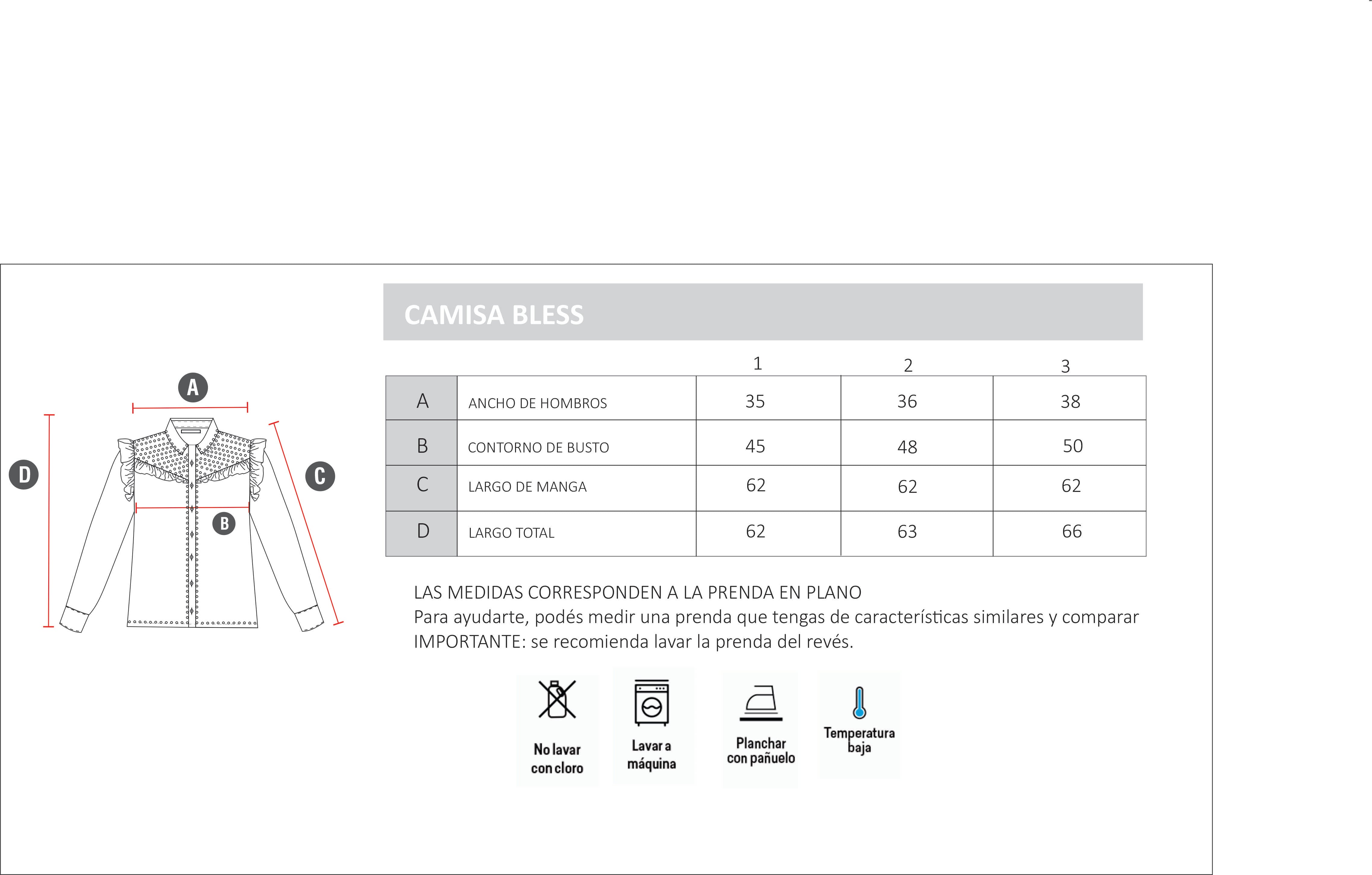CAMISA BLESS