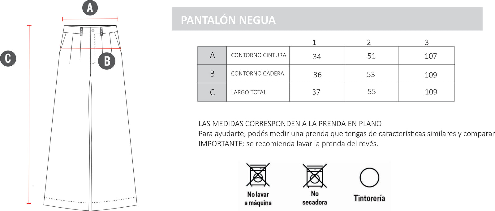 PANTALÓN NEGUA