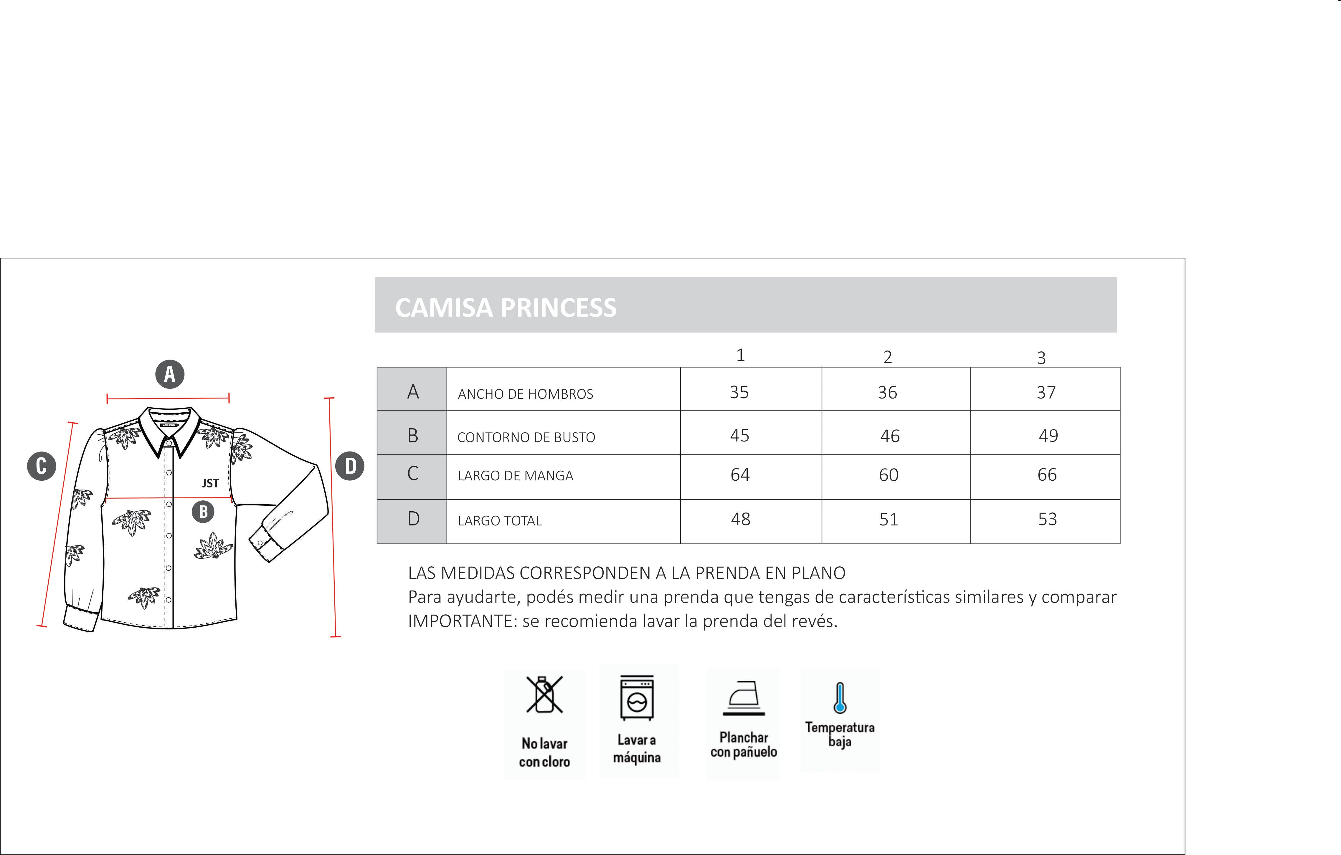CAMISA PRINCESS
