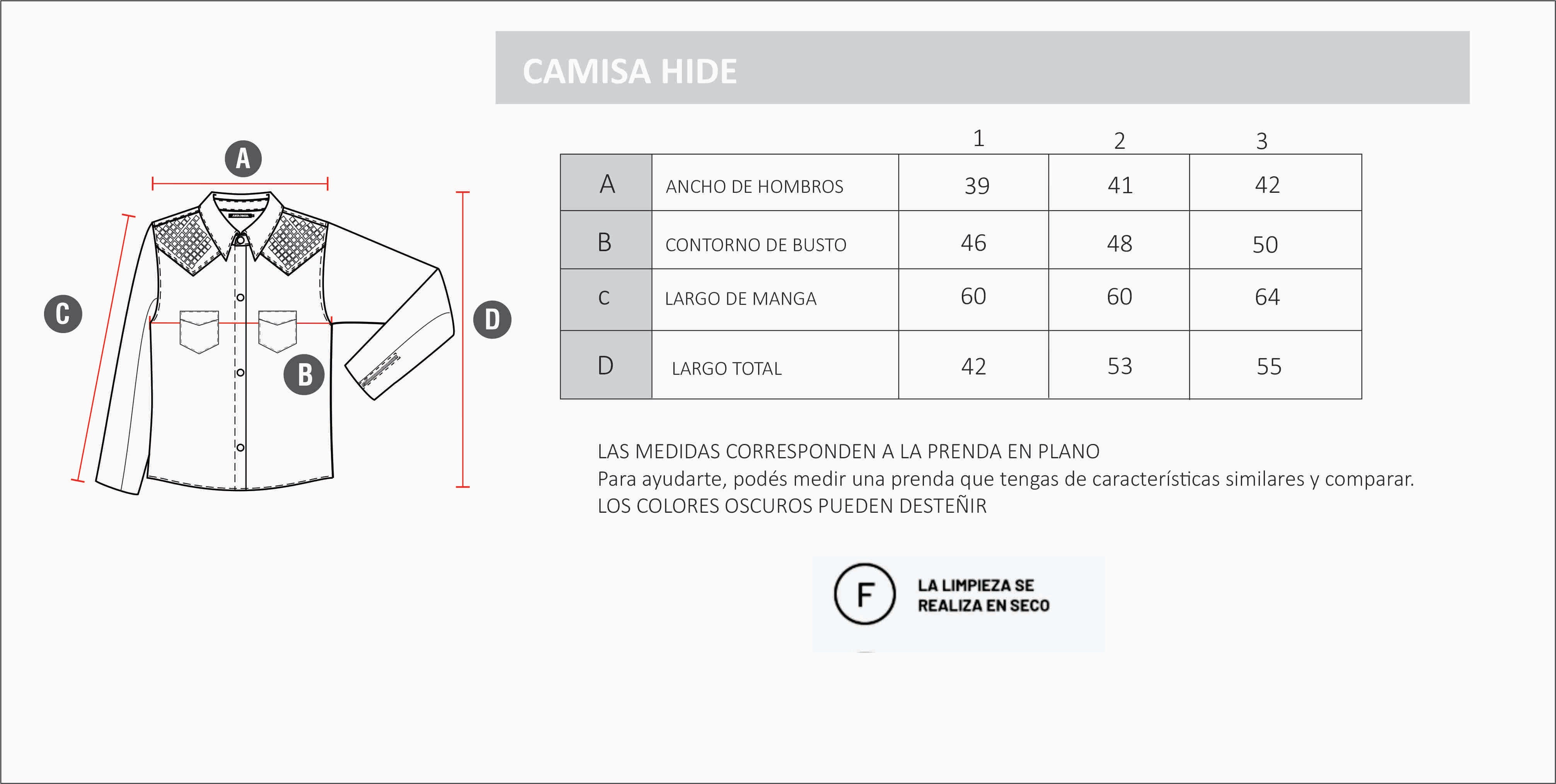 CAMISA HIDE