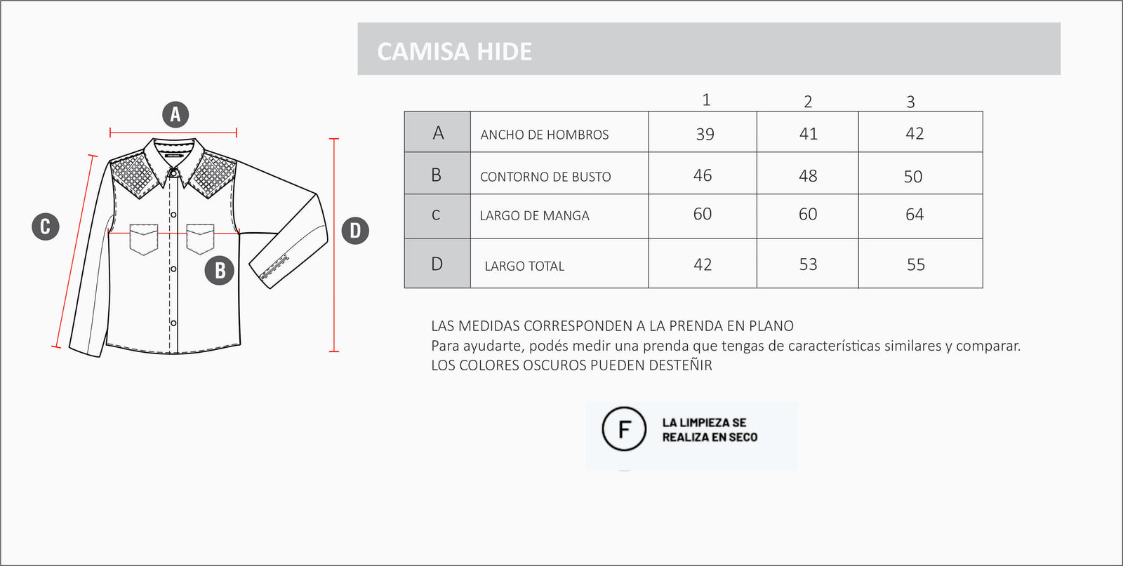 CAMISA HIDE
