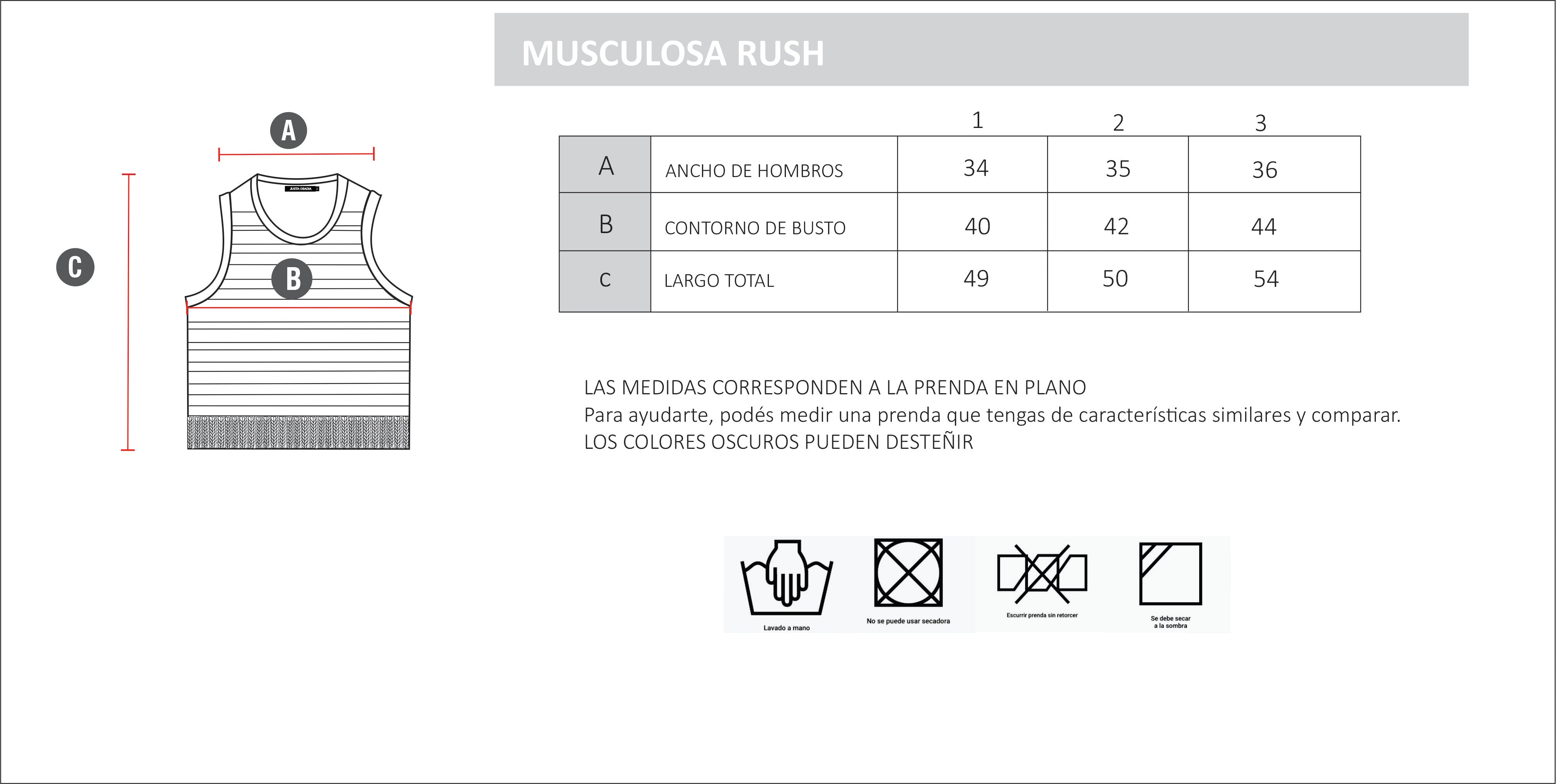 MUSCULOSA RUSH
