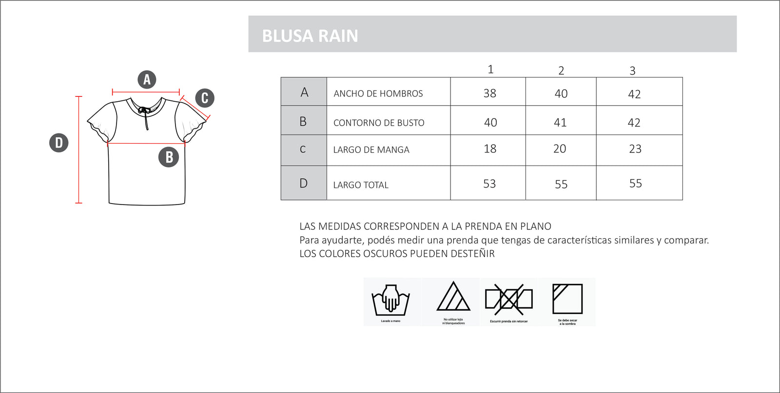 BLUSA RAIN