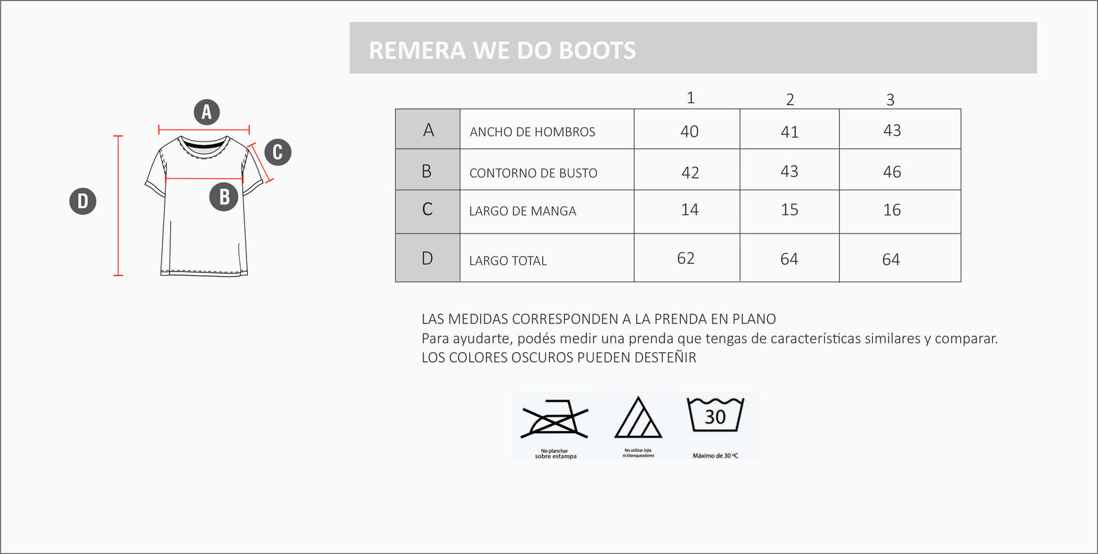 REMERA WE DO BOOTS