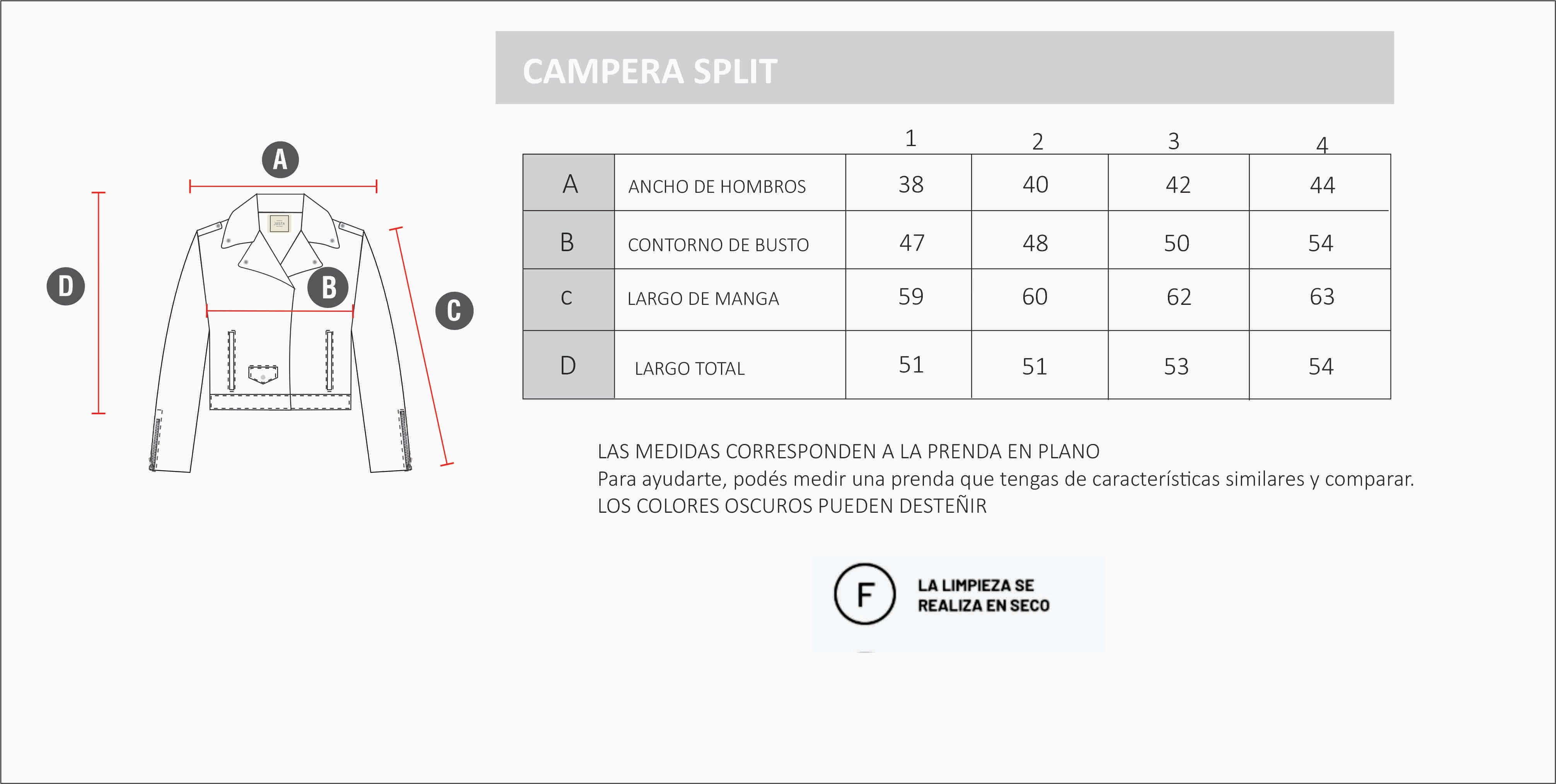 CAMPERA SPLIT