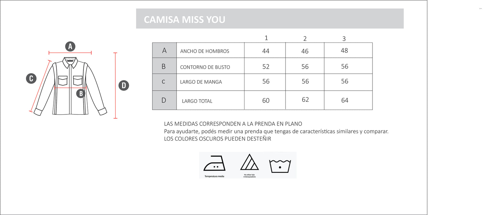 CAMISA MISS YOU