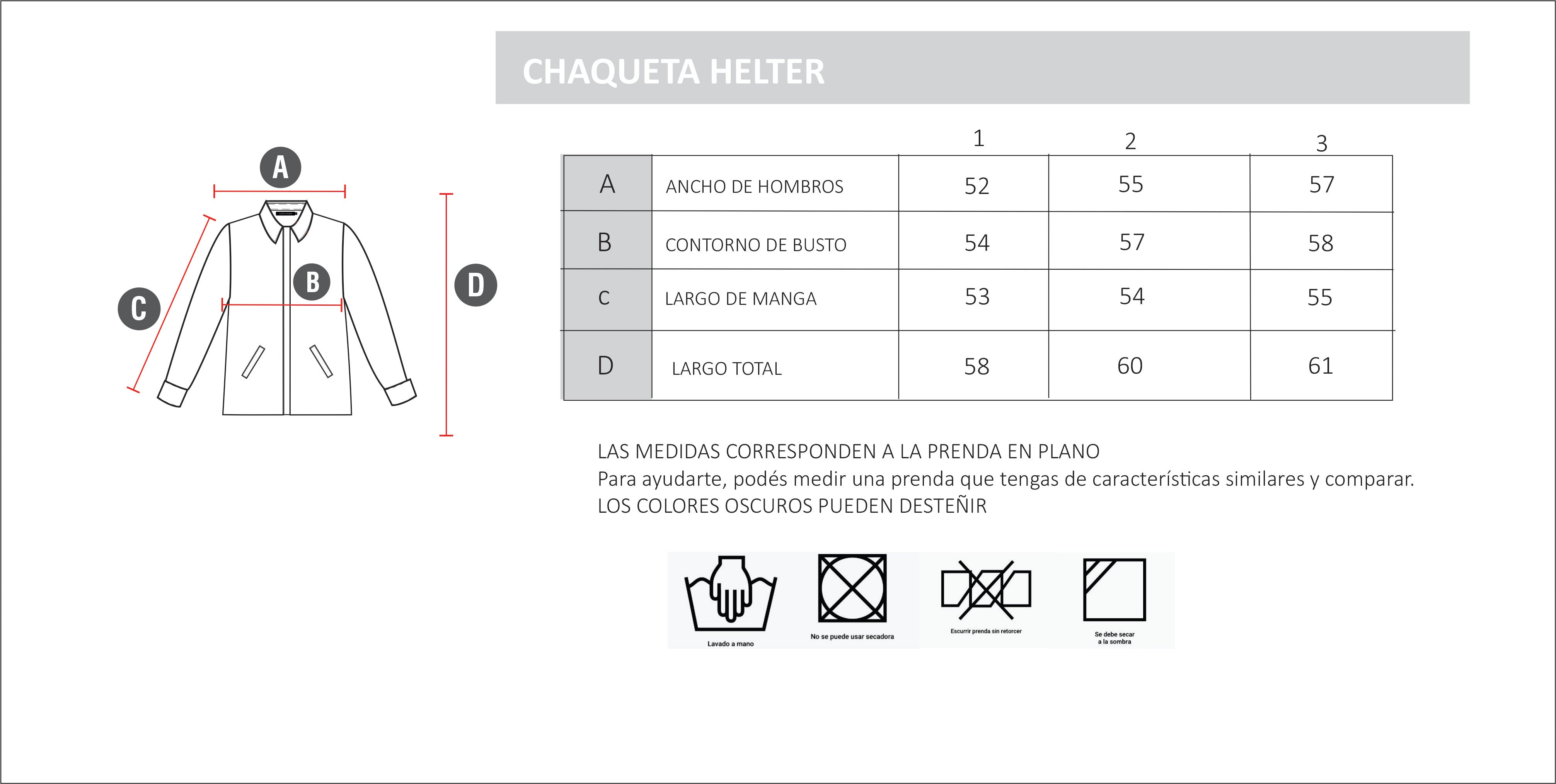 CHAQUETA HELTER
