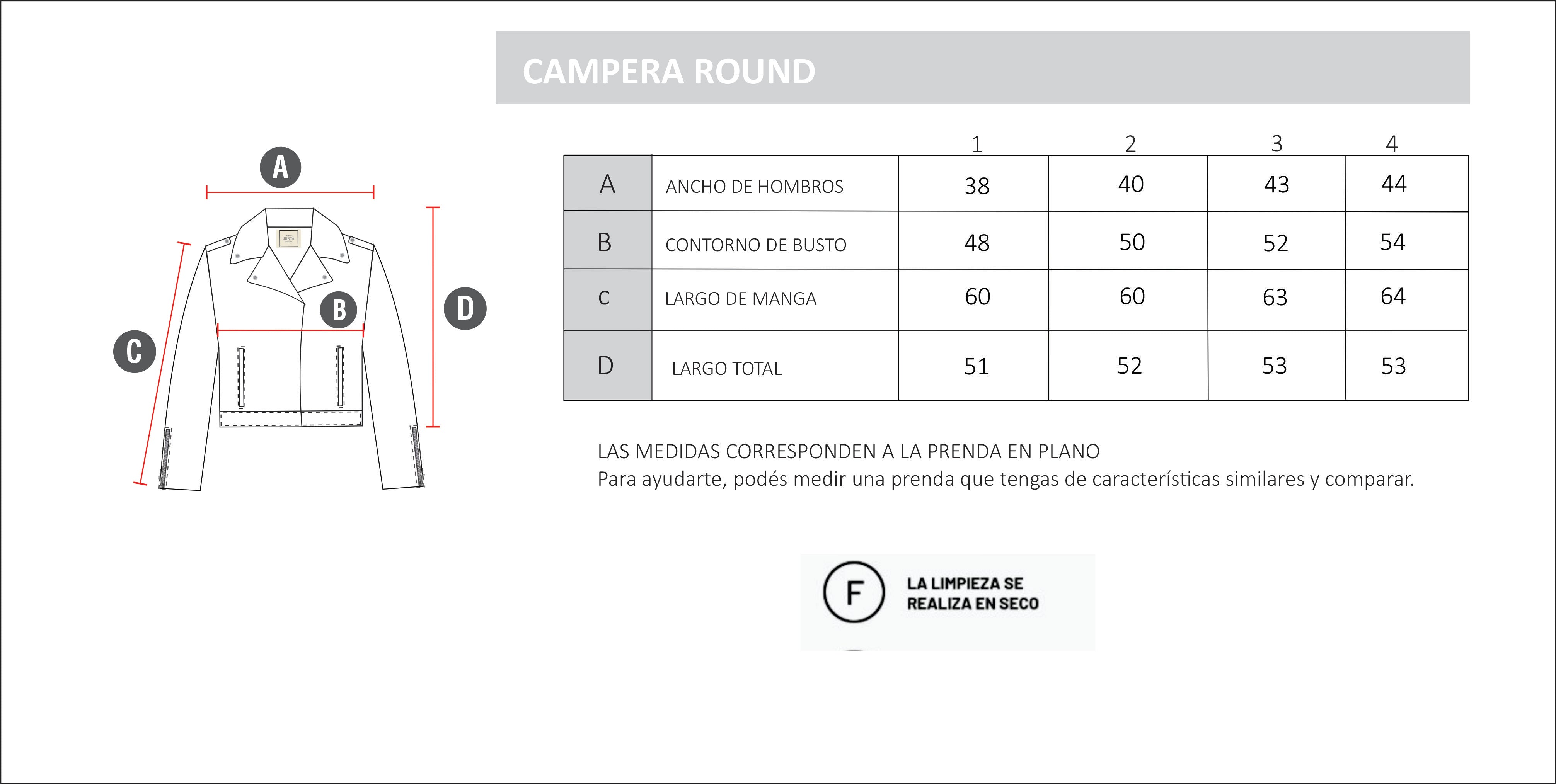 CAMPERA BIKER ROUND