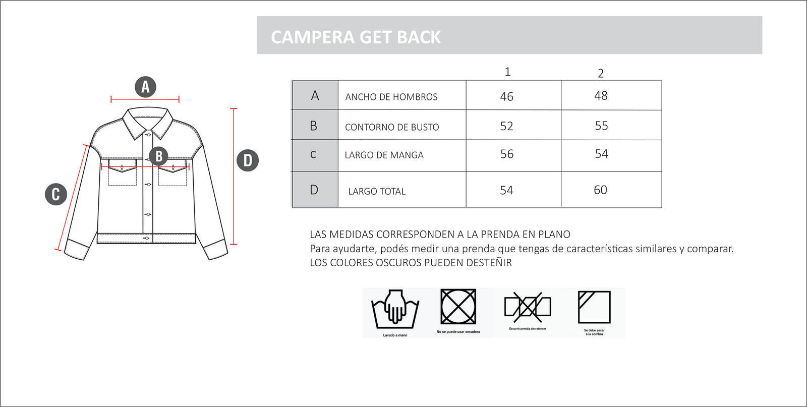 CAMPERA GET BACK