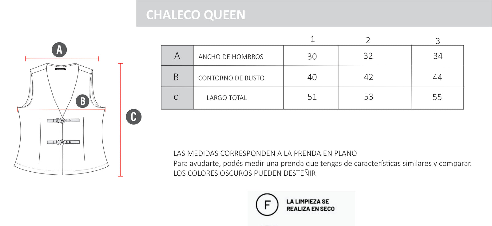CHALECO QUEEN