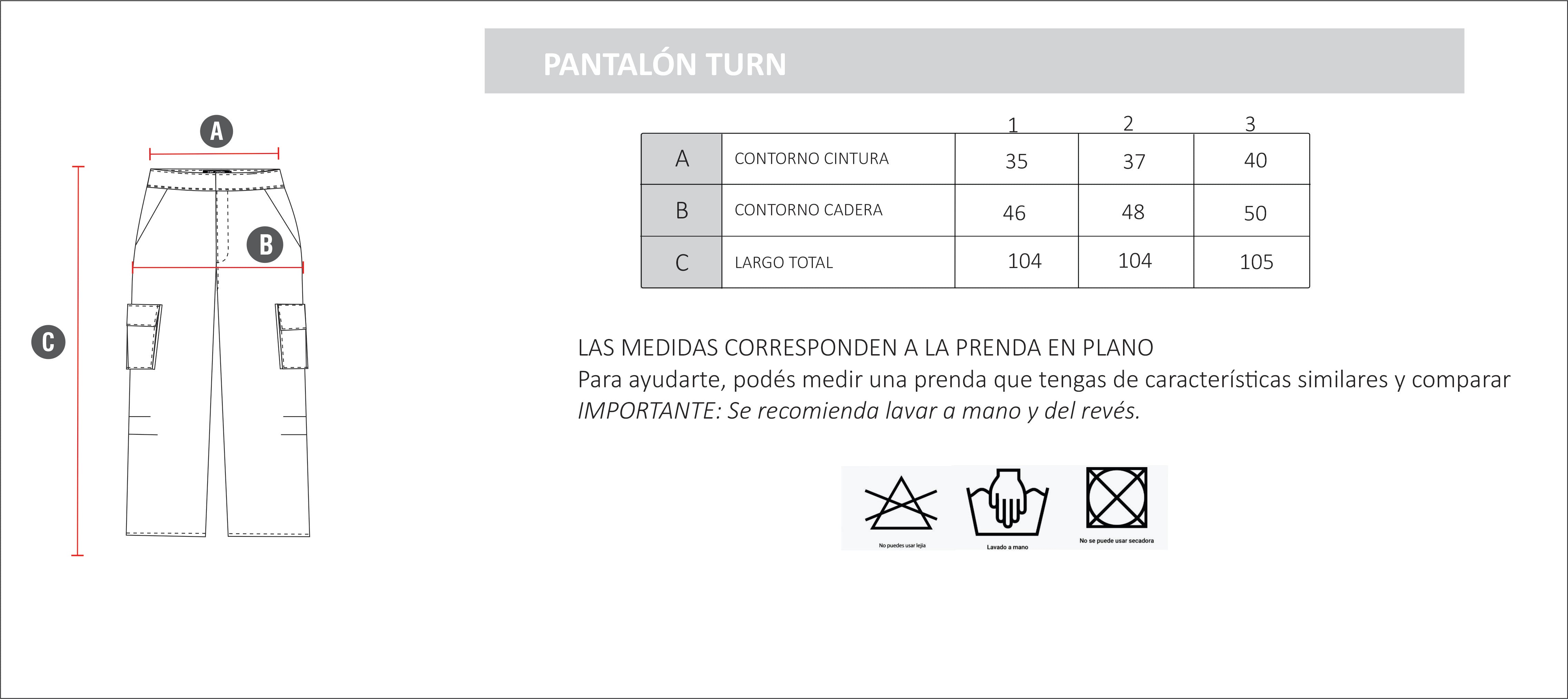 PANTALON TURN