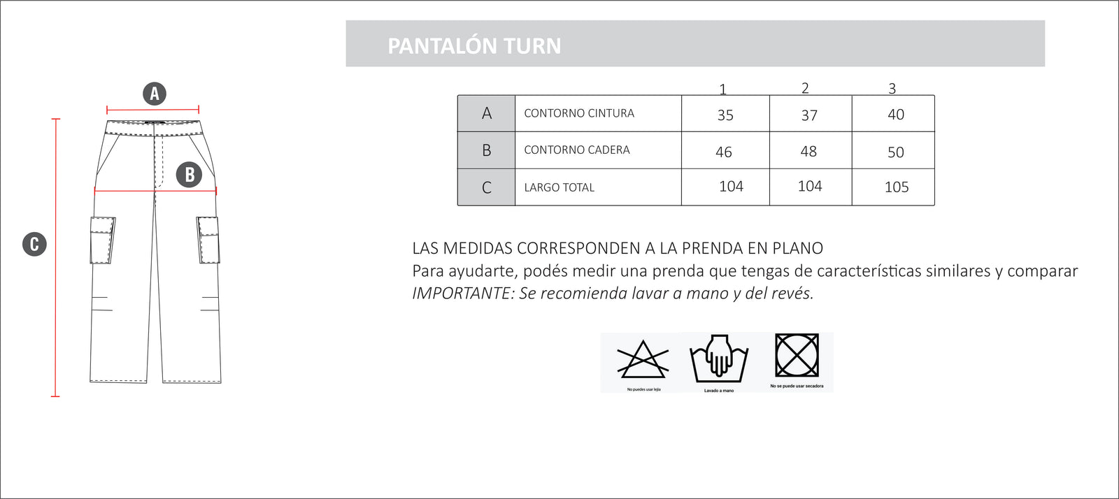 PANTALON TURN