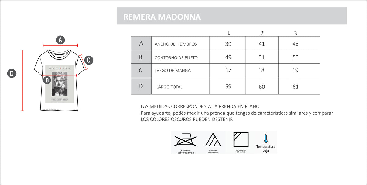 REMERA MADONNA