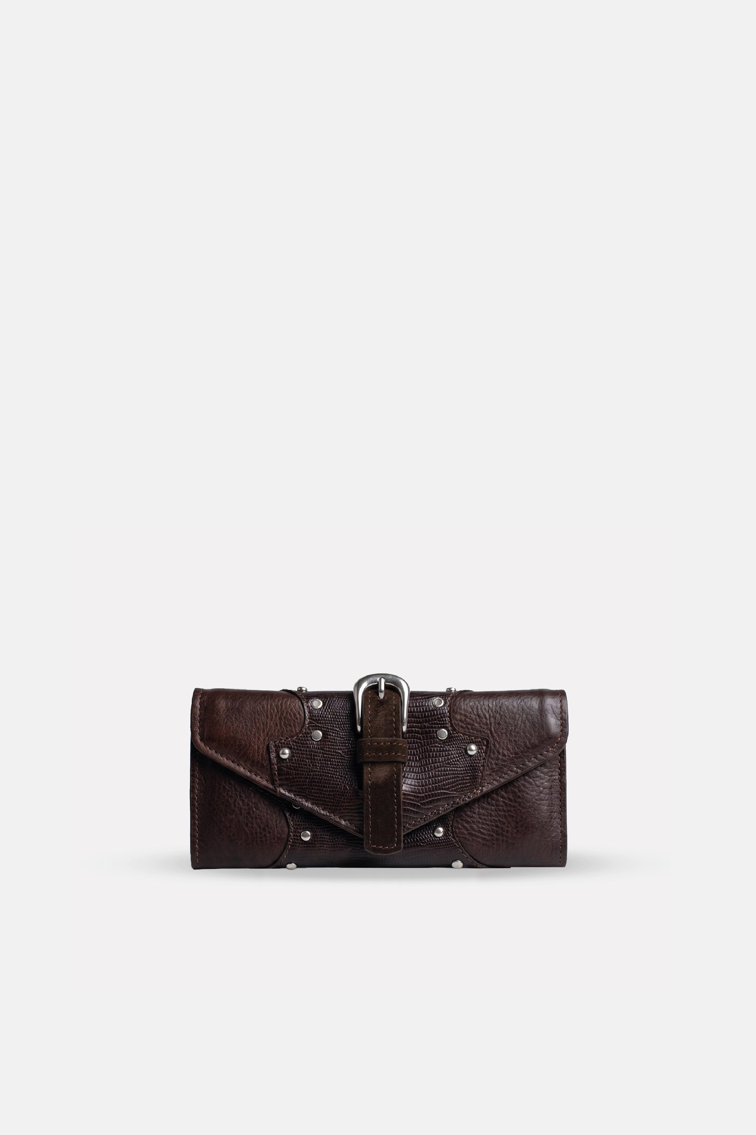 BILLETERA JOIN - CUERO - MARRON - JUSTA OSADIA
