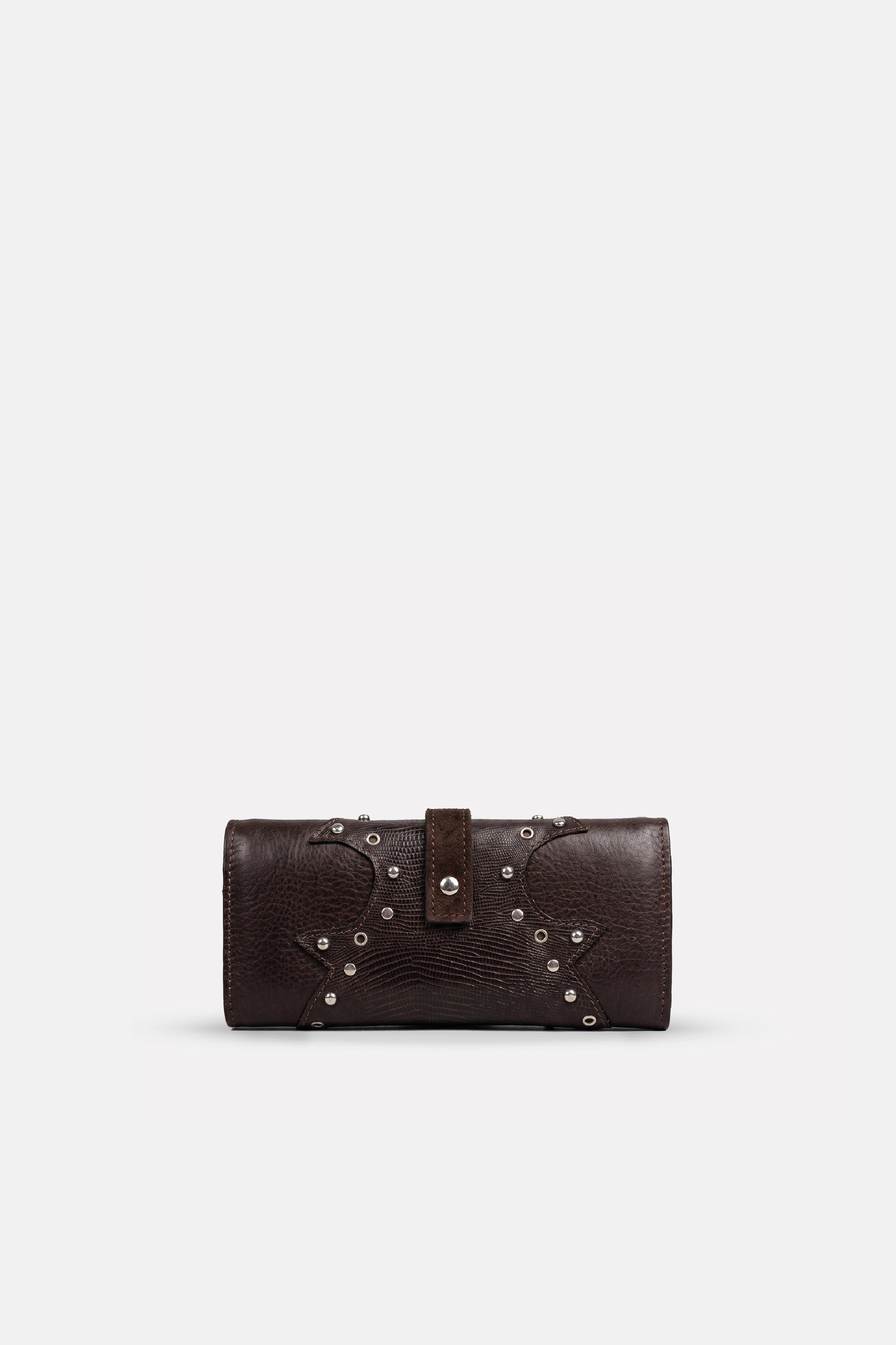 BILLETERA JOIN - MARRON - CUERO - JUSTA OSADIA