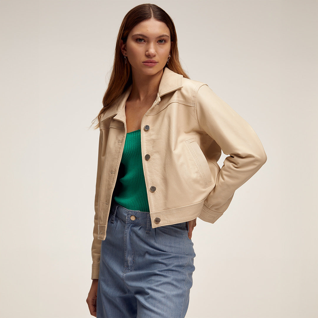 CAMPERA BRAQUE - Justa Osadia - Justa Osadia - cuero