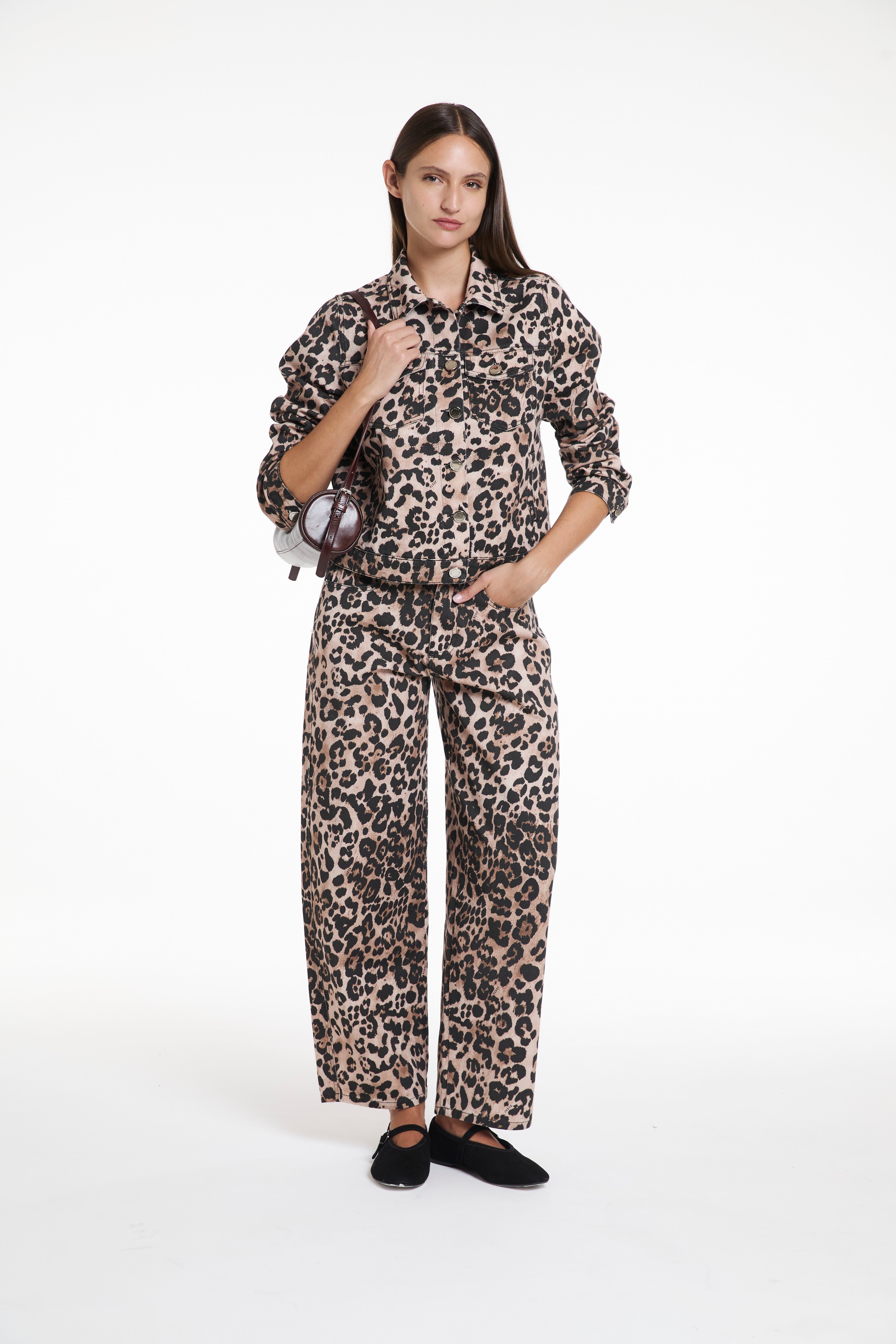 JEAN OCEAN - BAGGY- DENIM - ANIMAL PRINT - JUSTA OSADIA