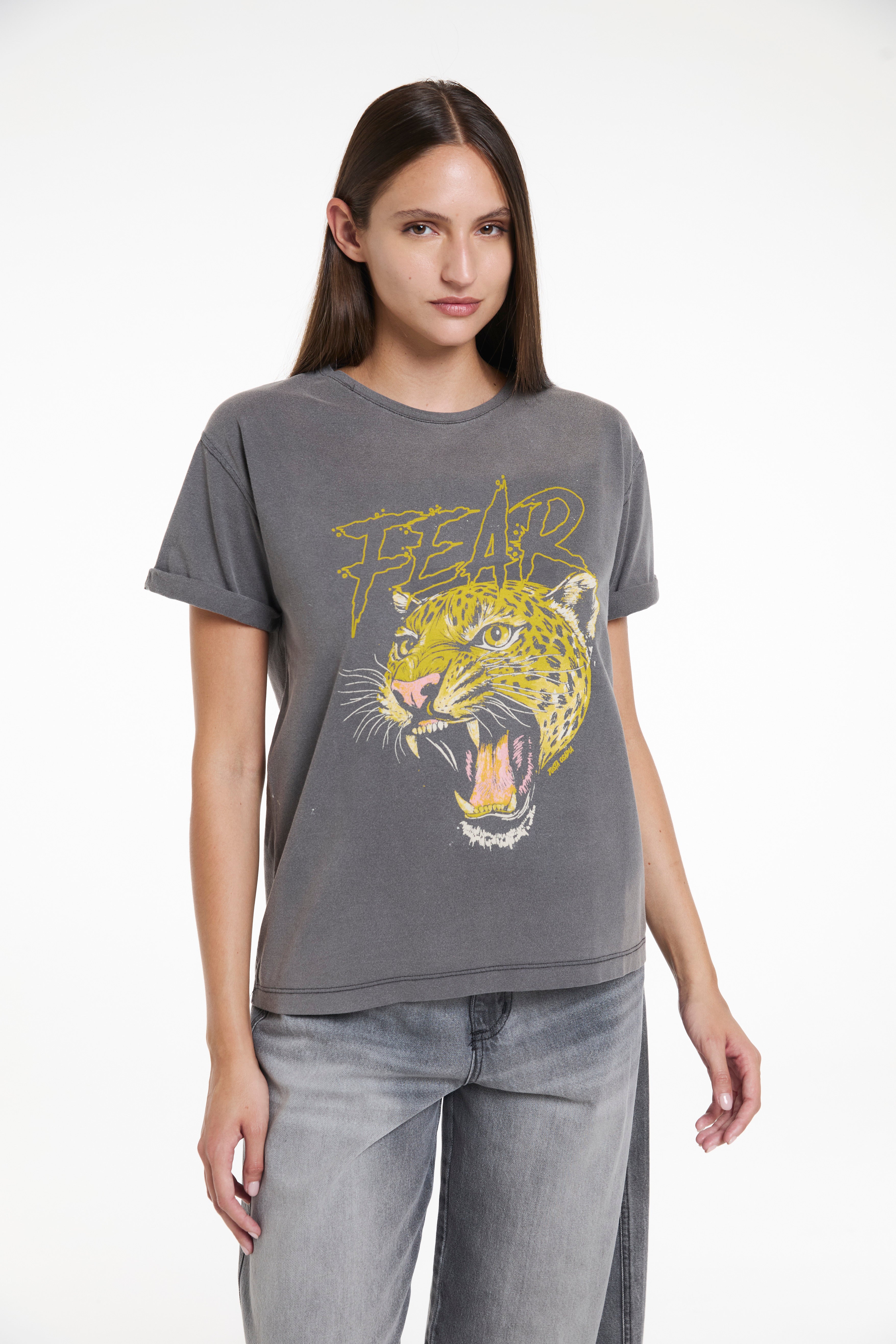 REMERA FEAR - ALGODÓN - JUSTA OSADÍA