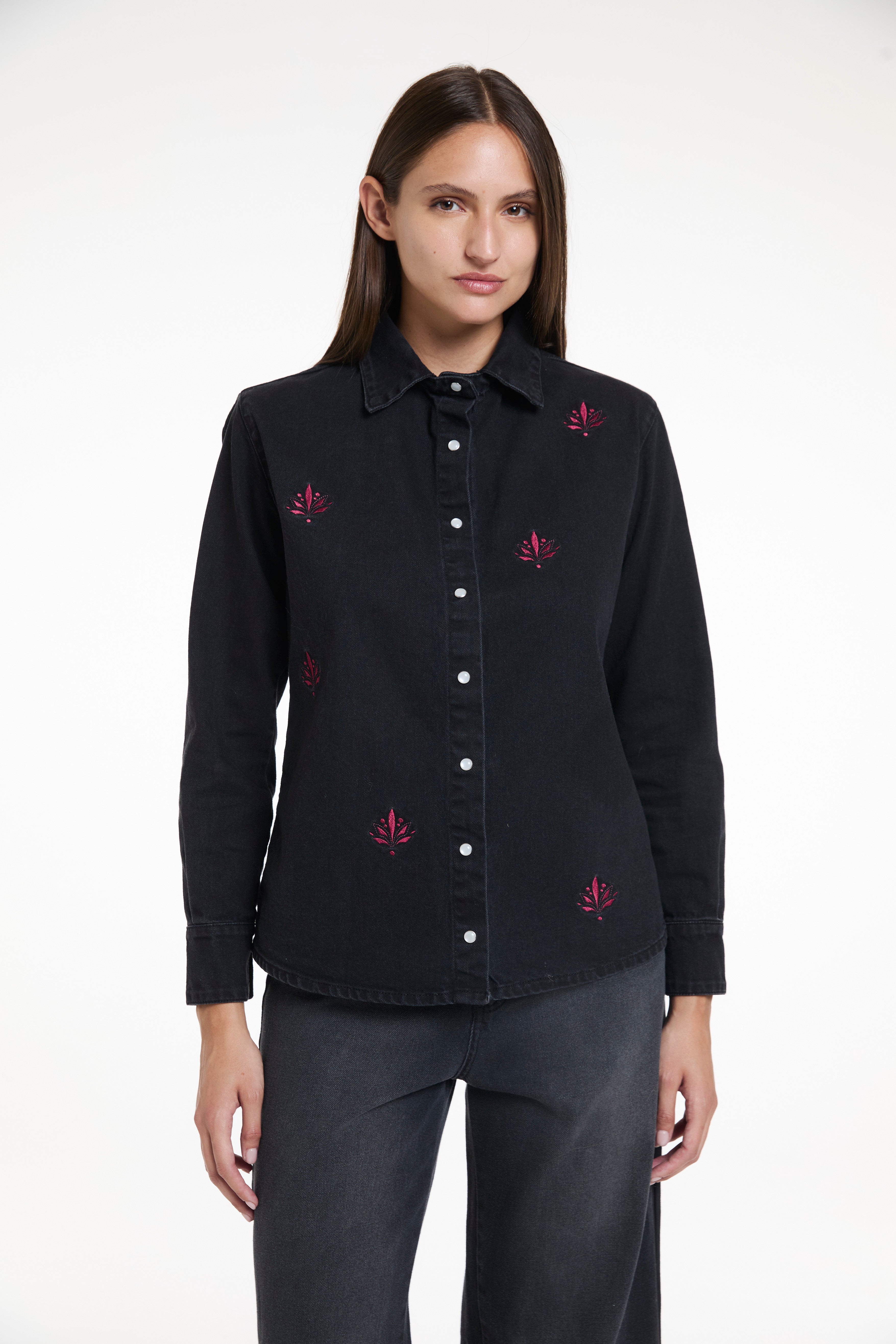 CAMISA ROYAL - DENIM - JUSTA OSADÍA