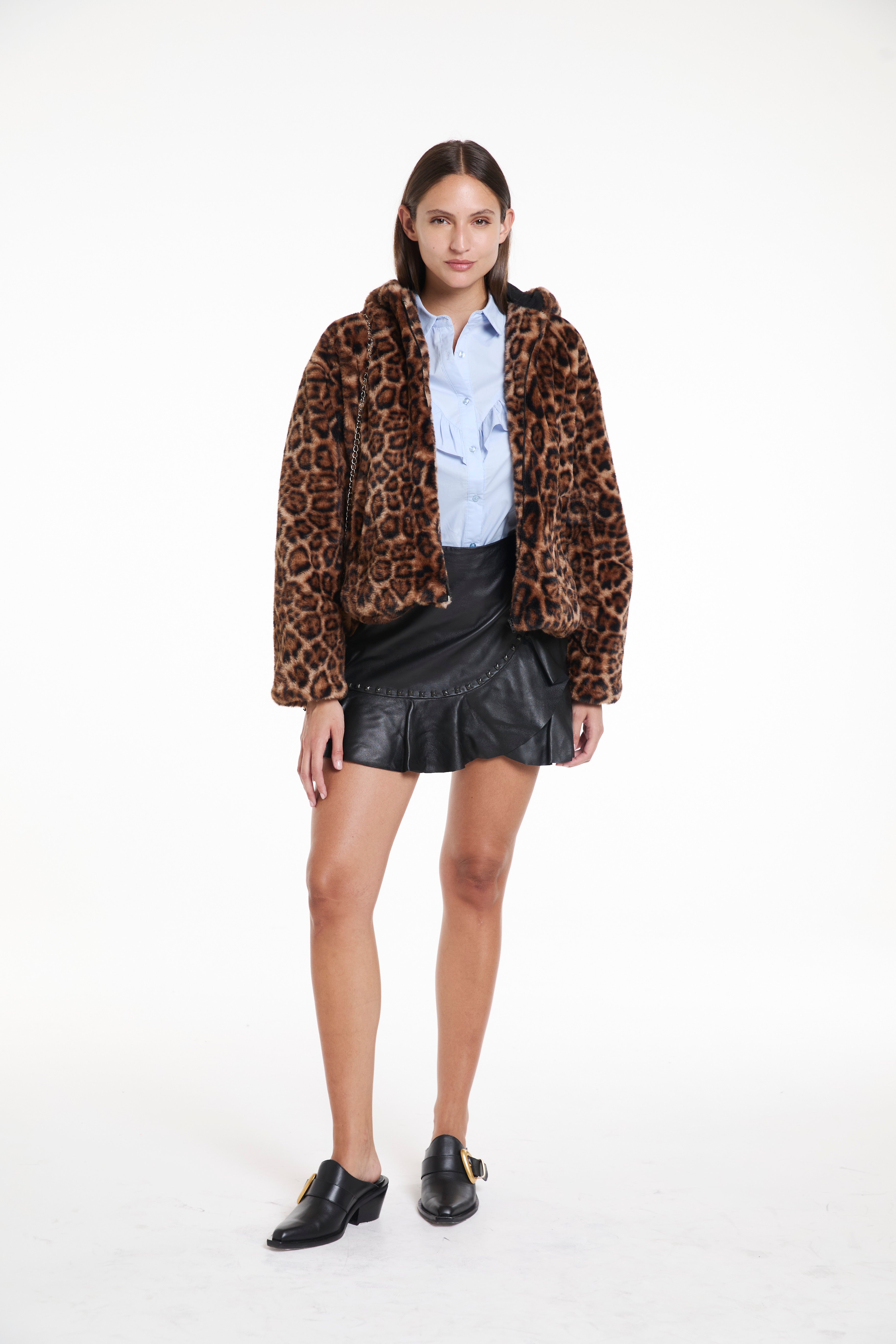 FALDA STORM - MINI - CUERO