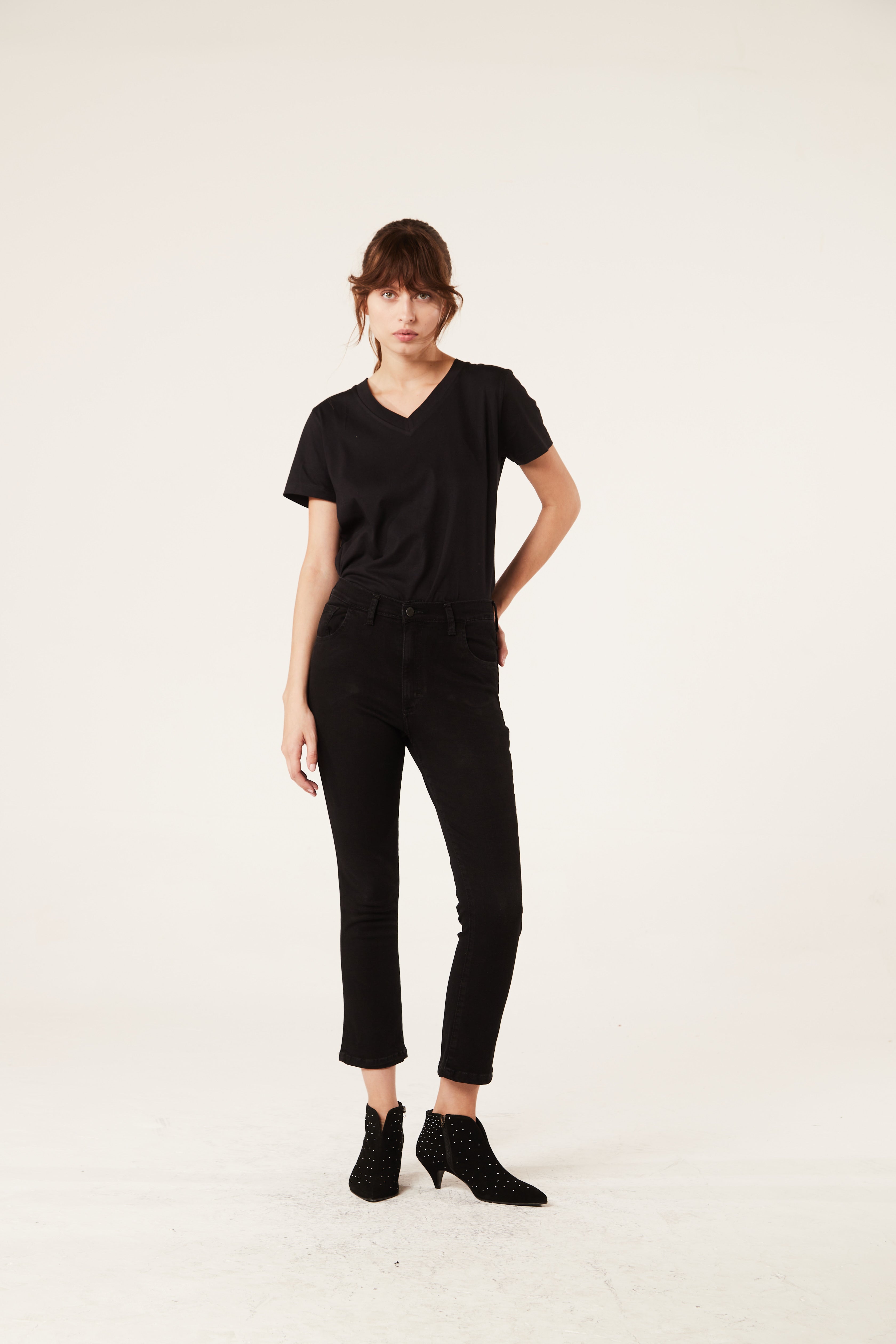 CROP ALKMAAR NEGRO - Justa Osadia - Justa Osadia - JEAN