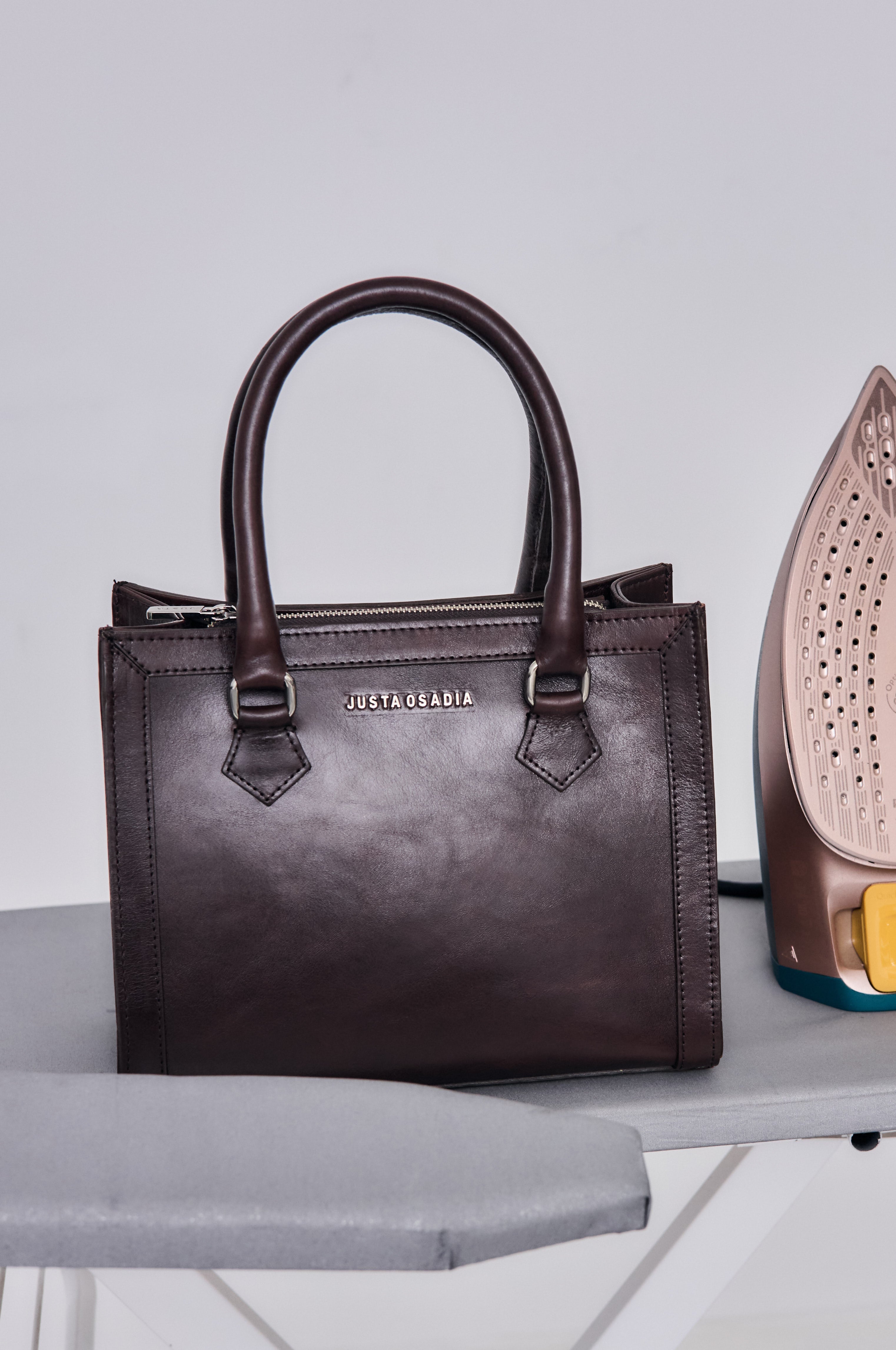 CARTERA CRAZY - CUERO CHOCOLATE