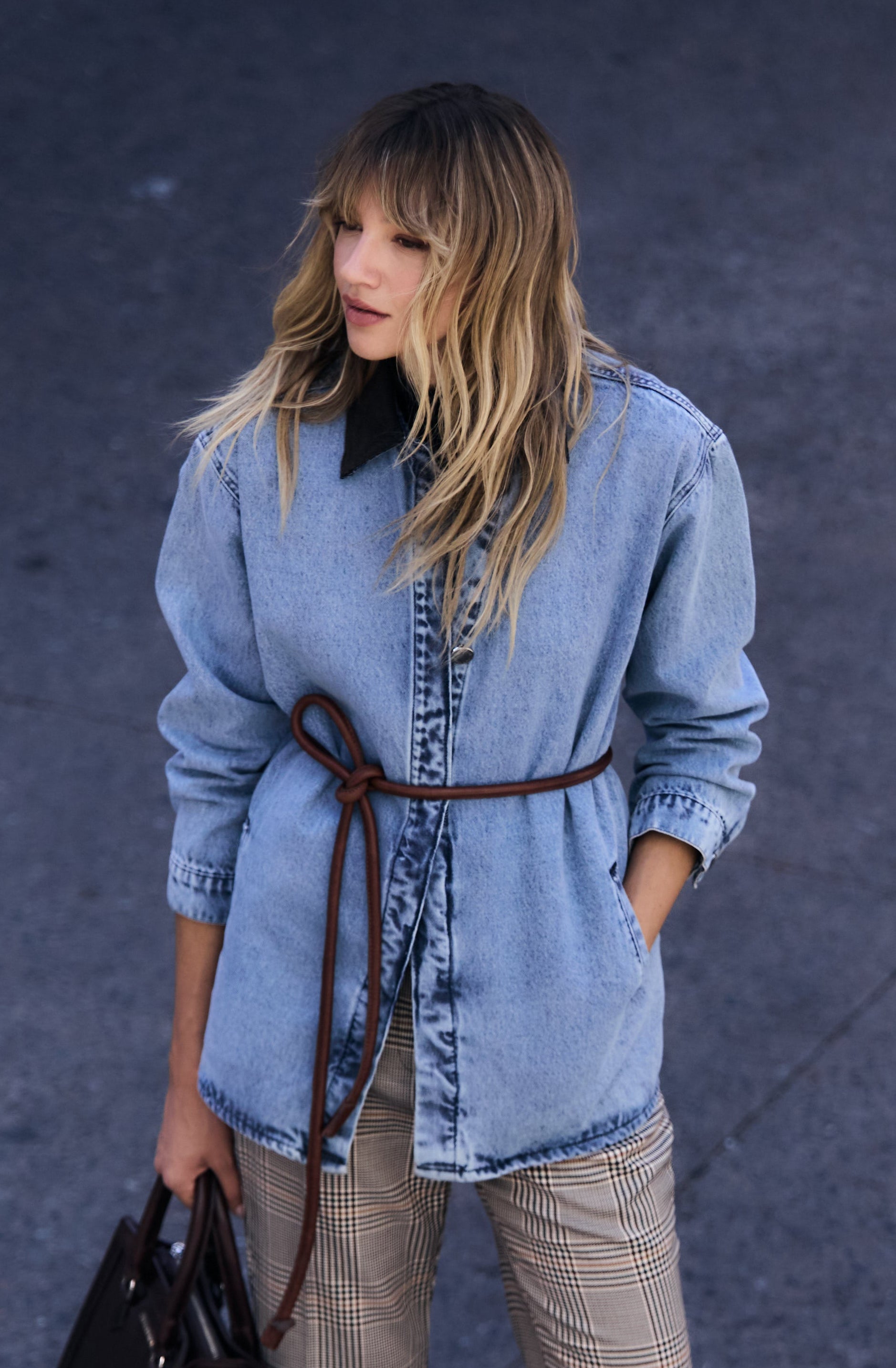 CHAQUETA HELTER - DENIM