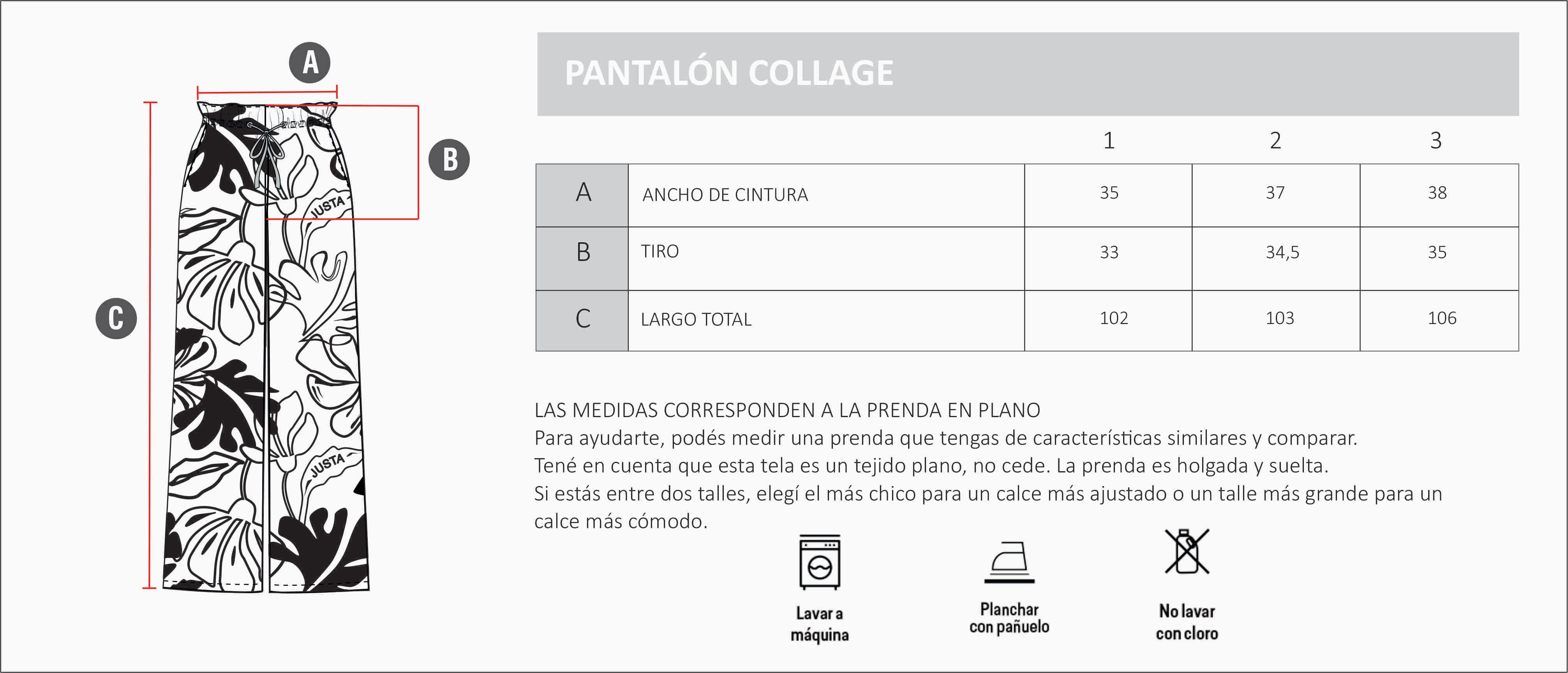 PANTALON COLLAGE - Justa Osadia - Justa Osadia - PANTALON