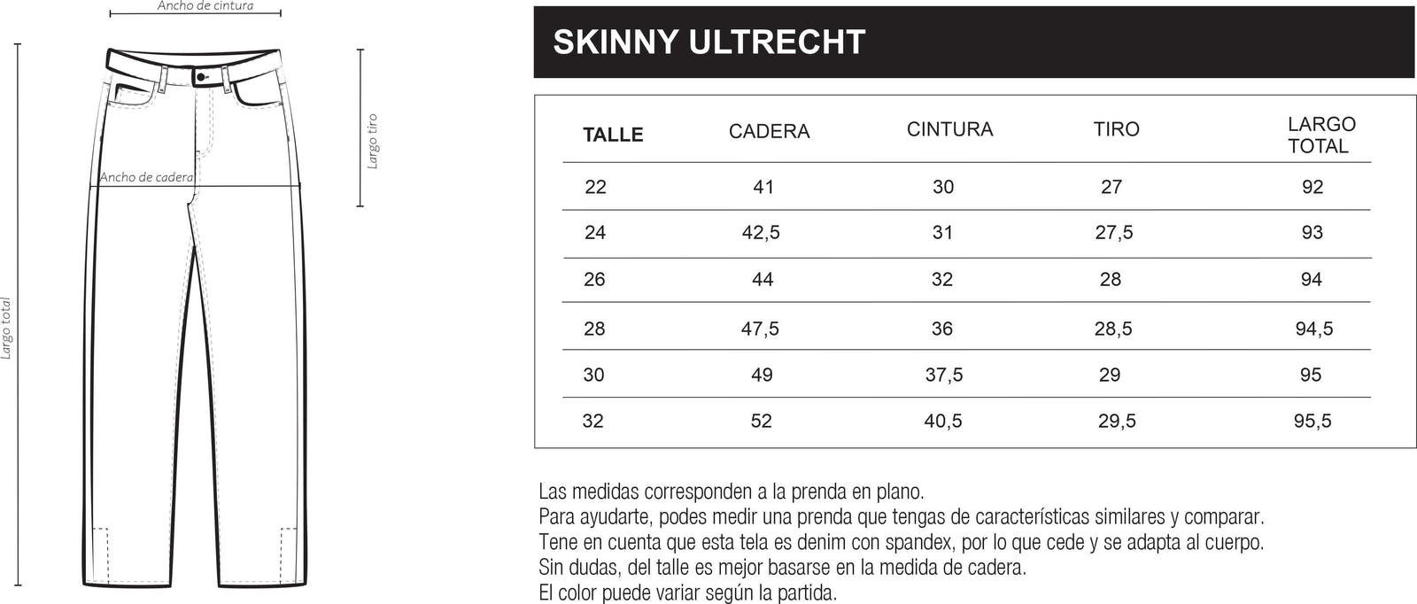 SKINNY ULTRECHT