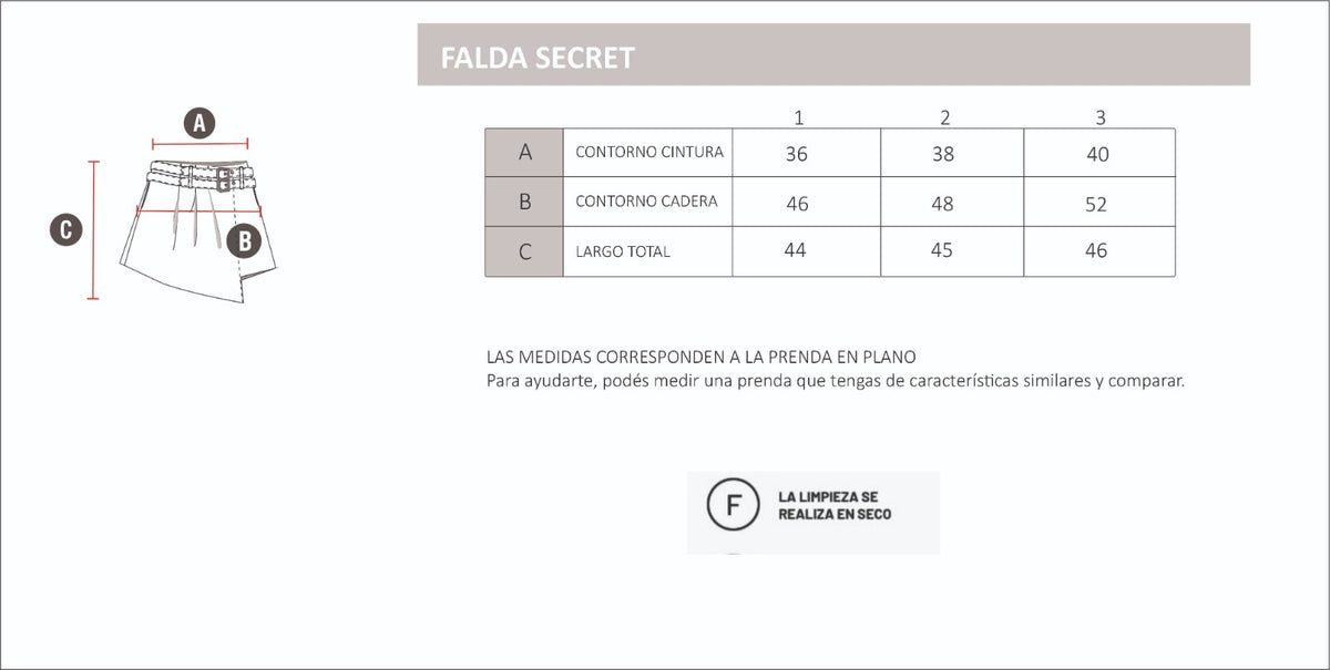 FALDA SECRET