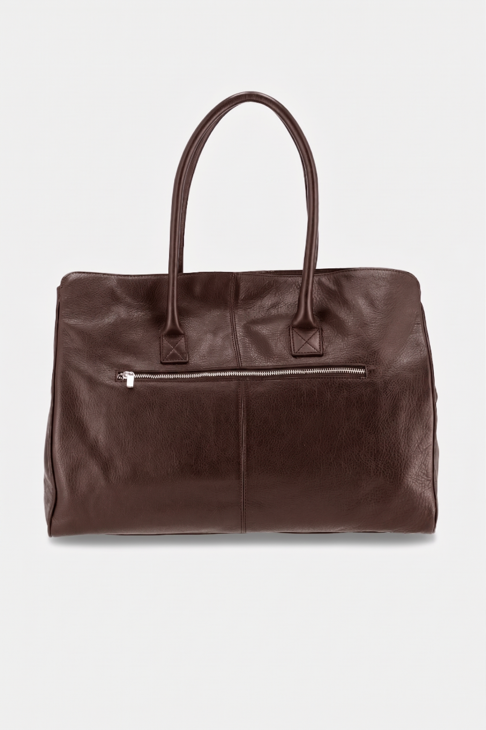 BOLSO BANFF - CUERO - CHOCOLATE - JUSTA OSADIA