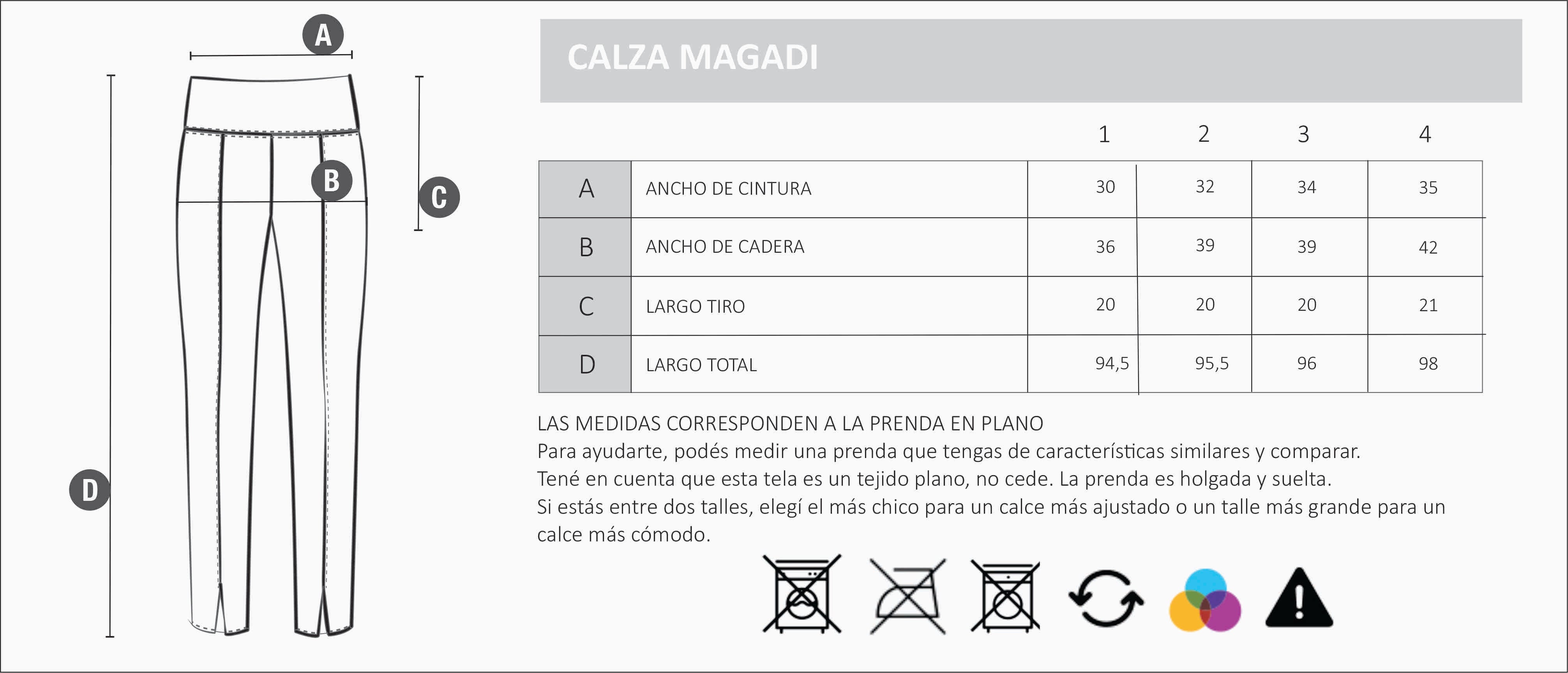 CALZA MAGADI - Justa Osadia - Justa Osadia - Indumentaria